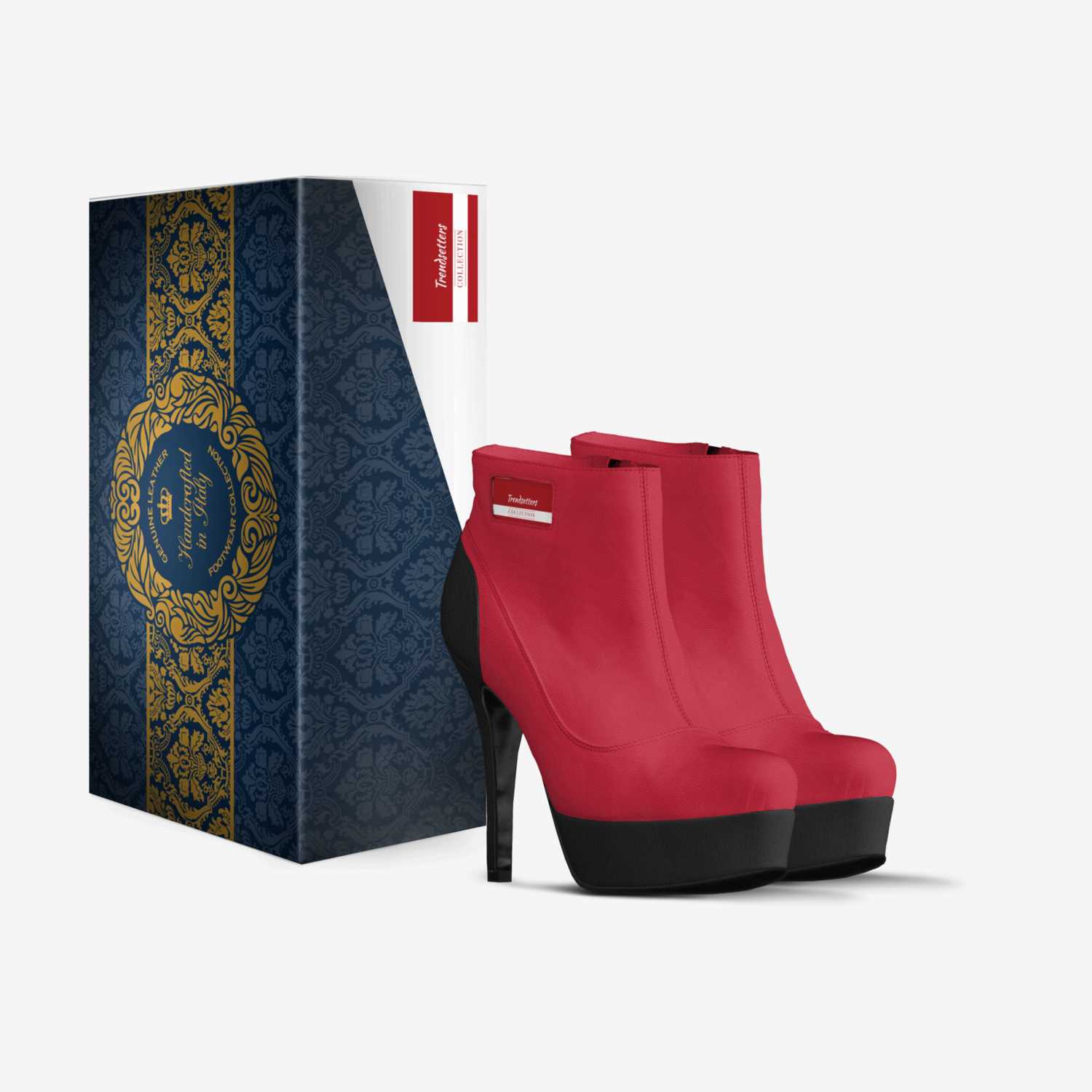Trendsetters custom made in Italy shoes by Zaylen Cox | Box view