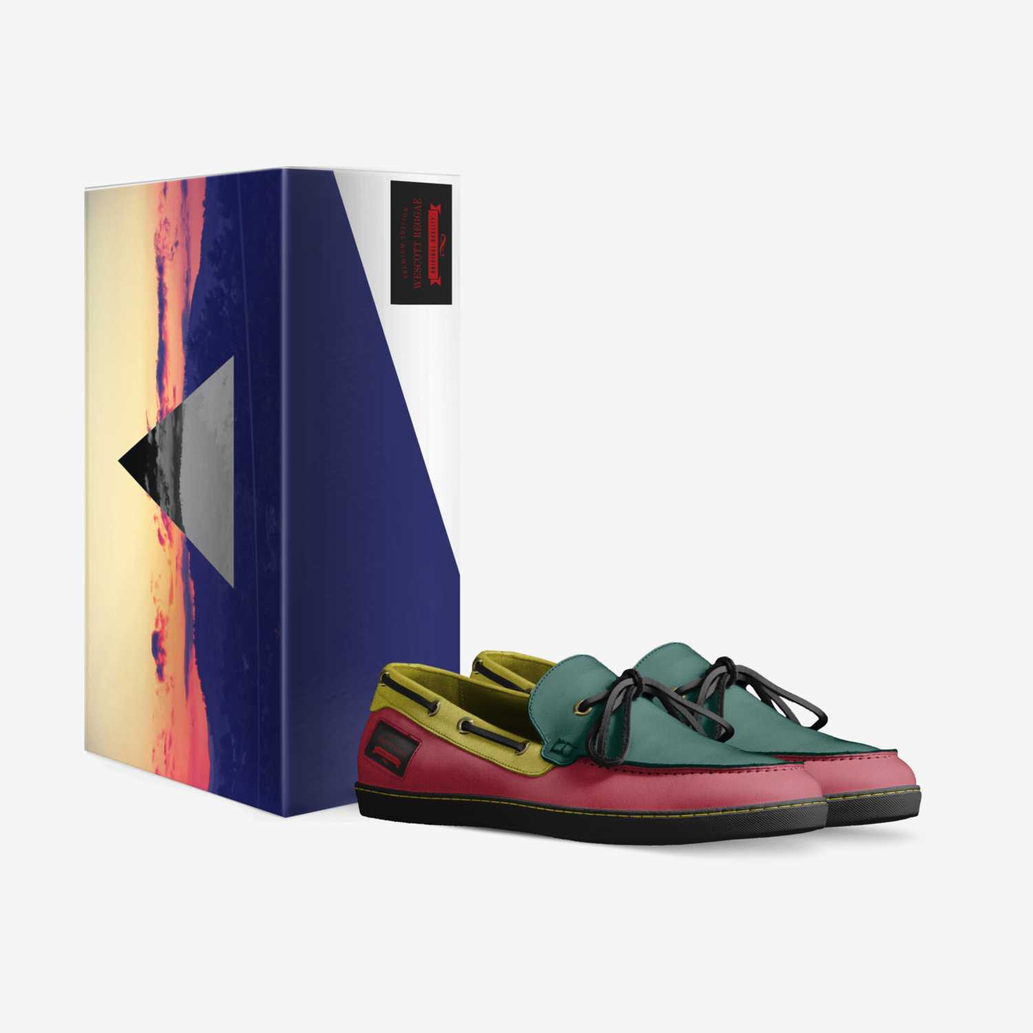 Wescott Reggae custom made in Italy shoes by Gabriel Wescott | Box view