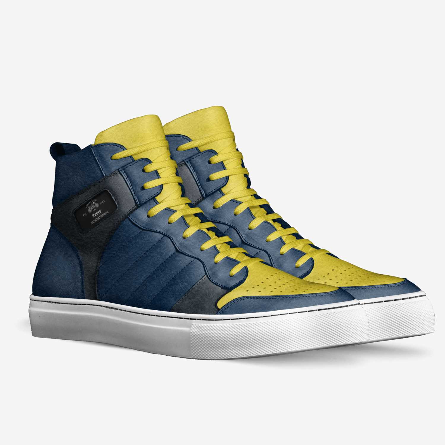 Yeets custom made in Italy shoes by Griffin Mcgee | Double view