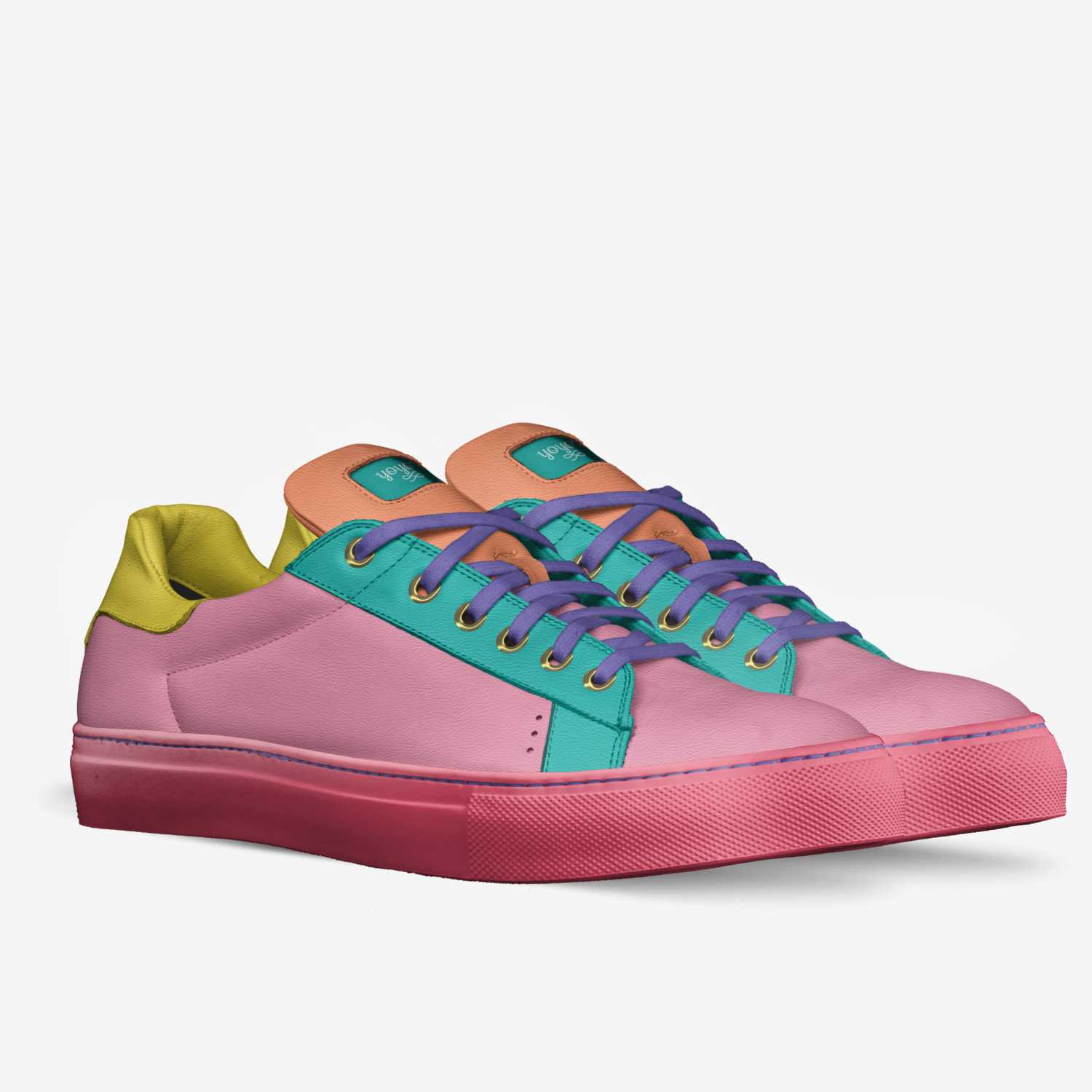 YOYO"S custom made in Italy shoes by Jasmine Boughamer | Double view