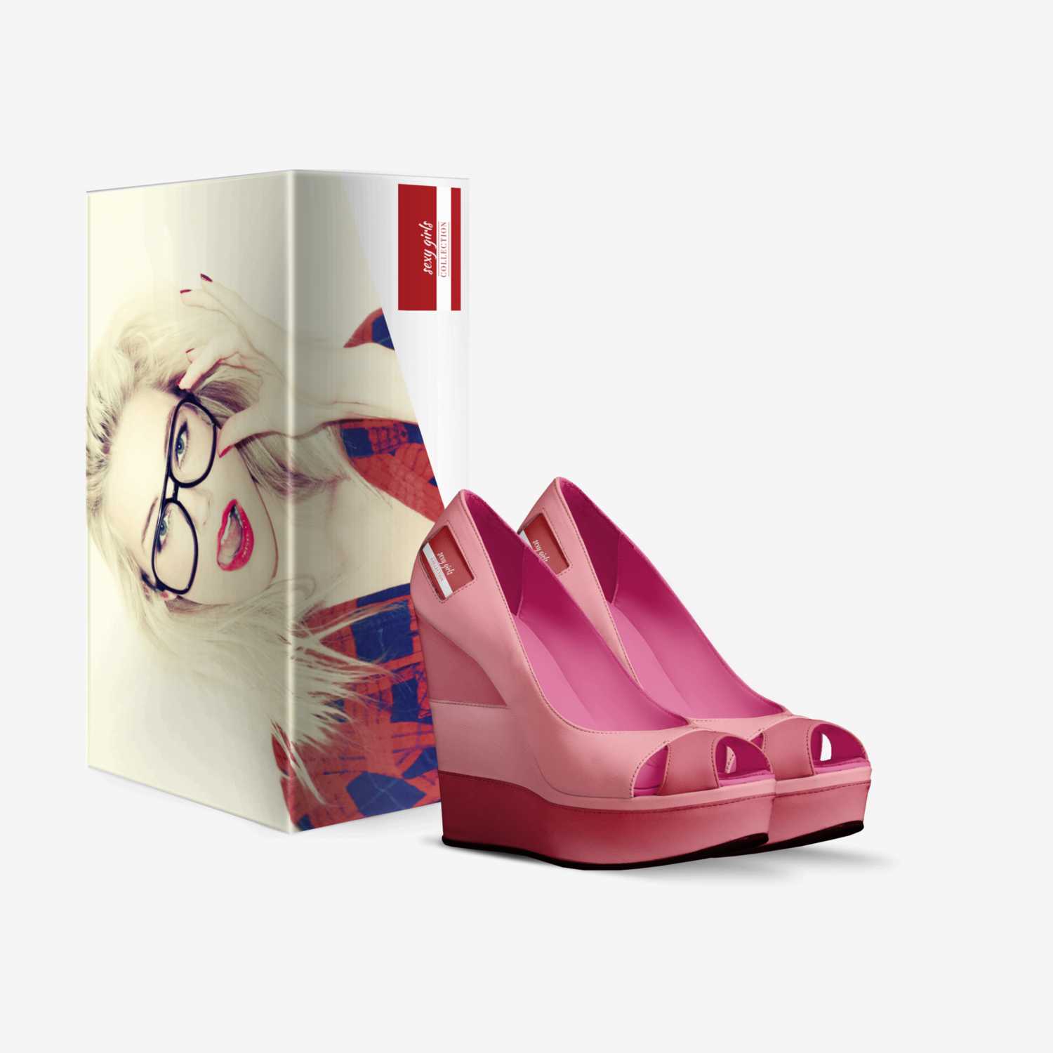 sexy girls custom made in Italy shoes by Jasmine Gottschalk | Box view