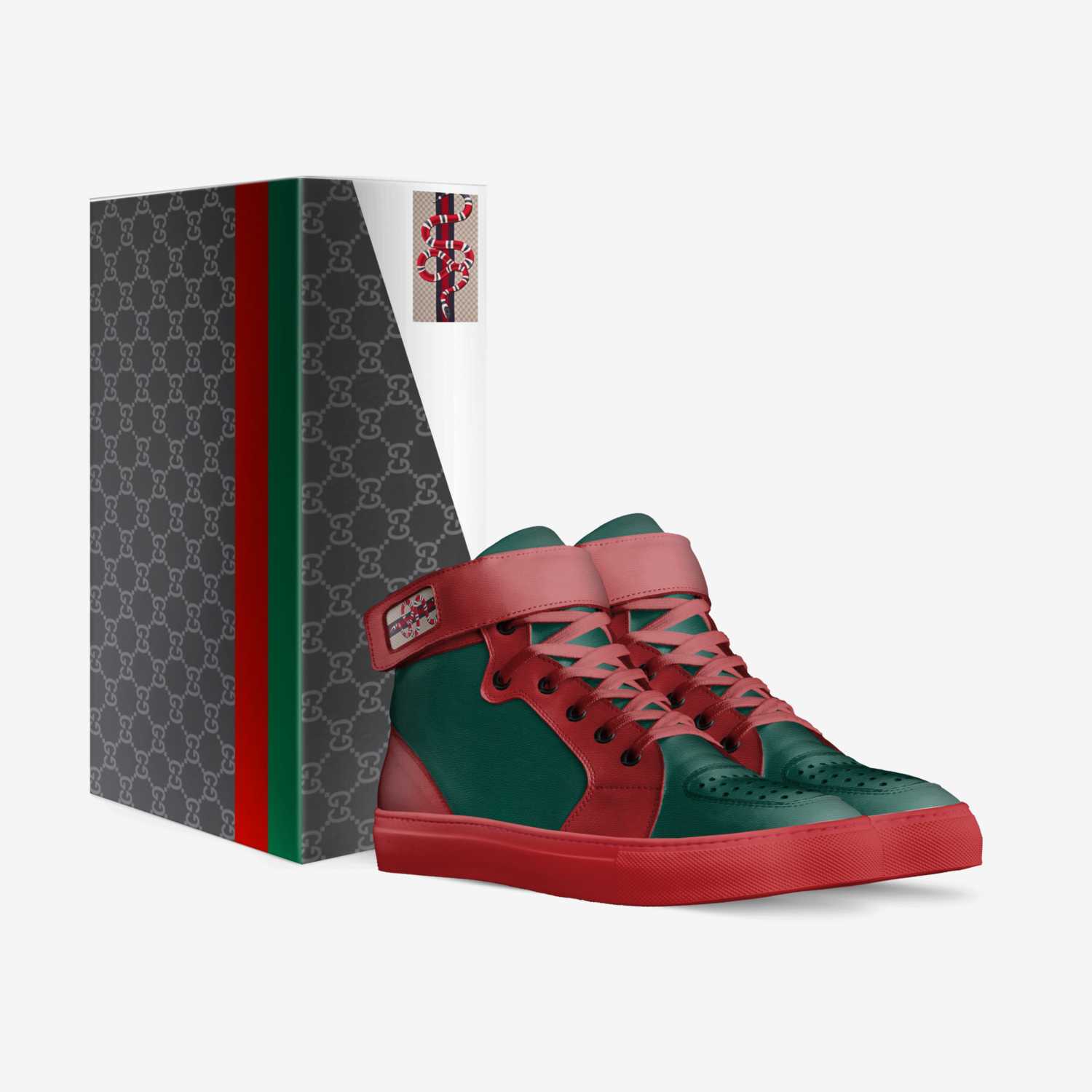 Snakes custom made in Italy shoes by Nicolas Giannini | Box view
