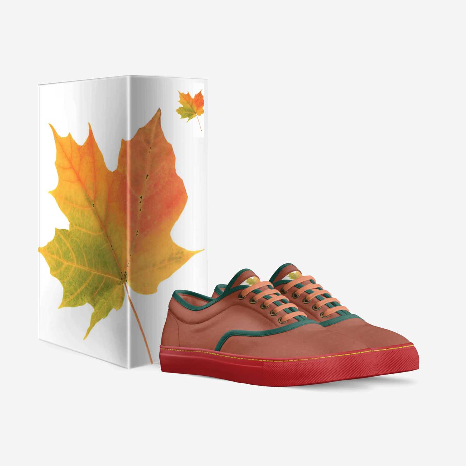 leafs custom made in Italy shoes by Ty Monroe | Box view