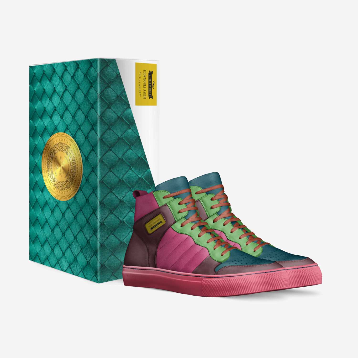 HUEY FIBONACCI custom made in Italy shoes by Jarrisha Fibonacci | Box view