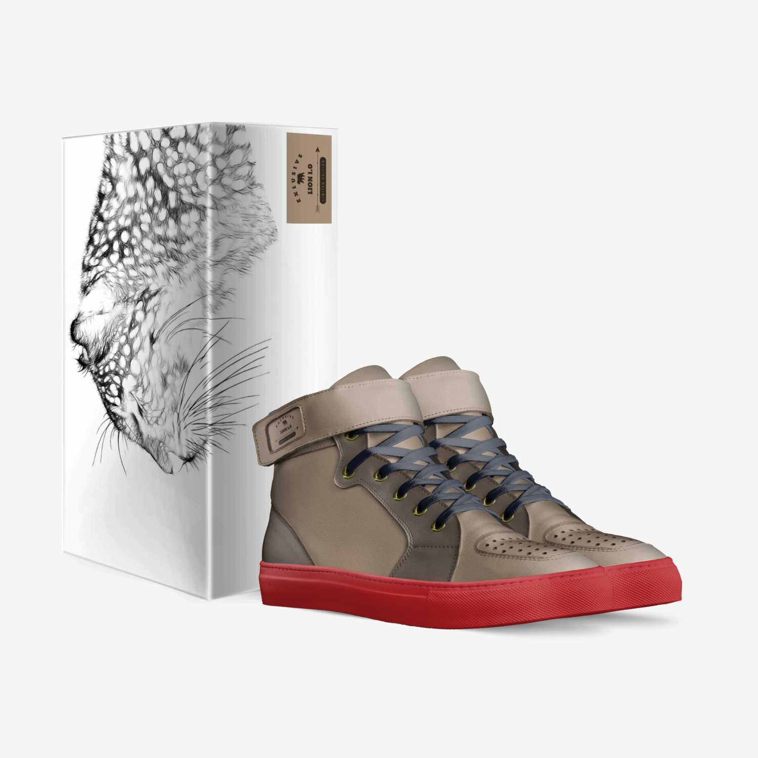 Lion 1.0 custom made in Italy shoes by Nic | Box view
