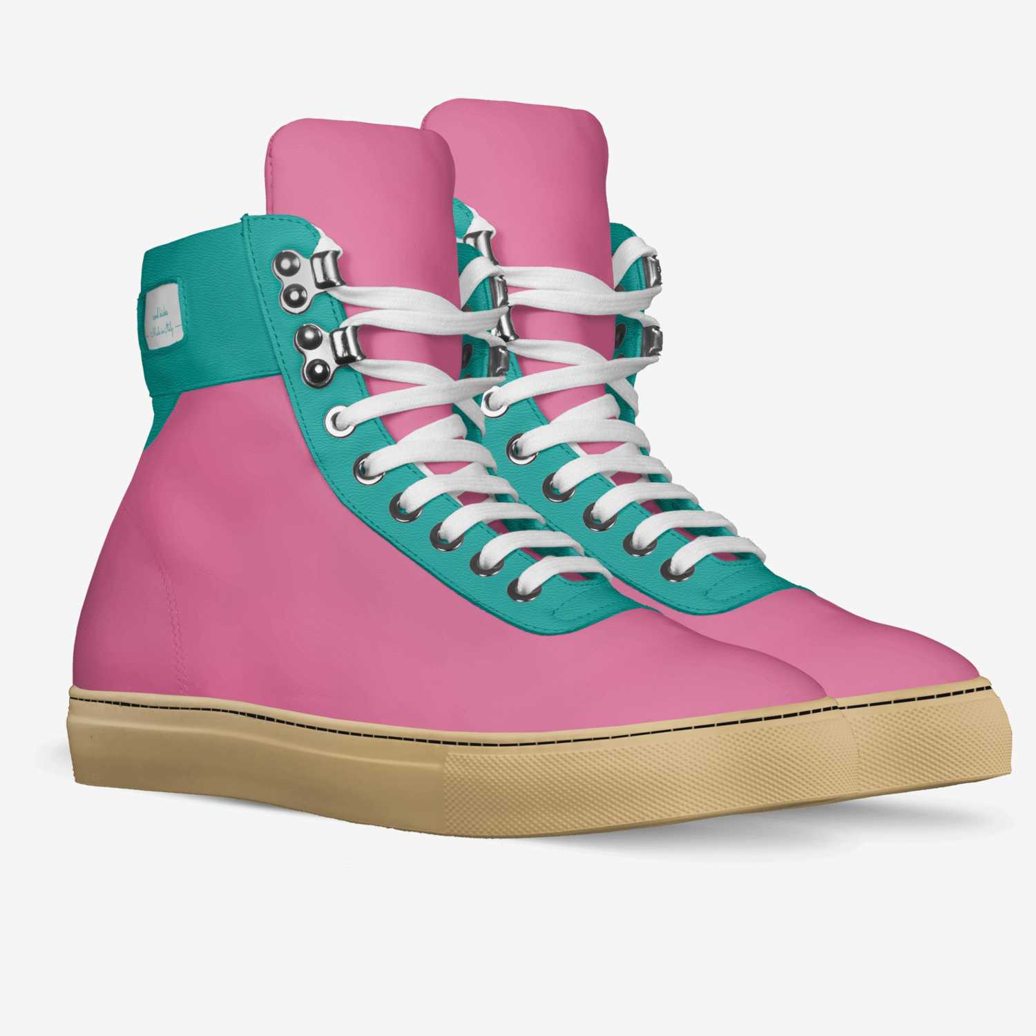 cool kicks custom made in Italy shoes by Cat | Double view