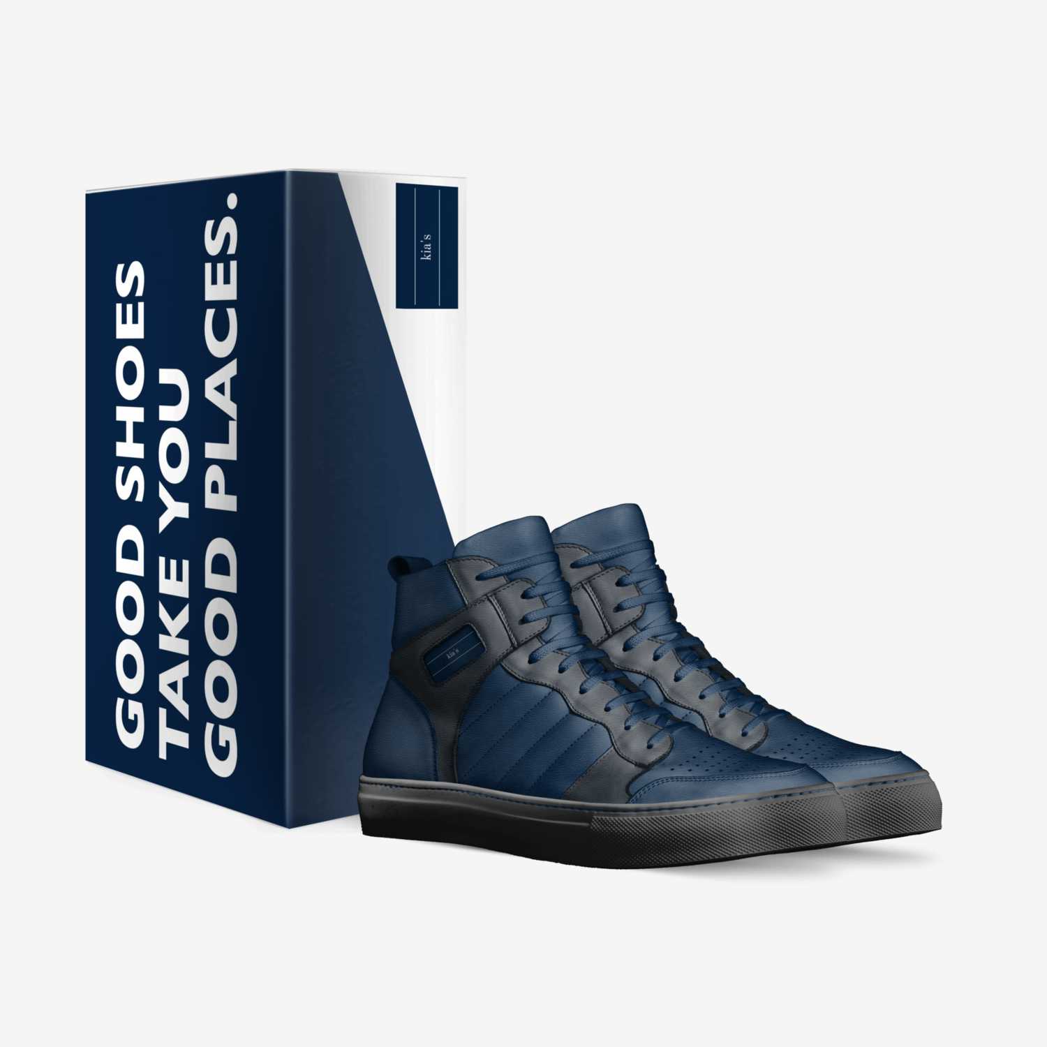 kia's custom made in Italy shoes by Noah | Box view