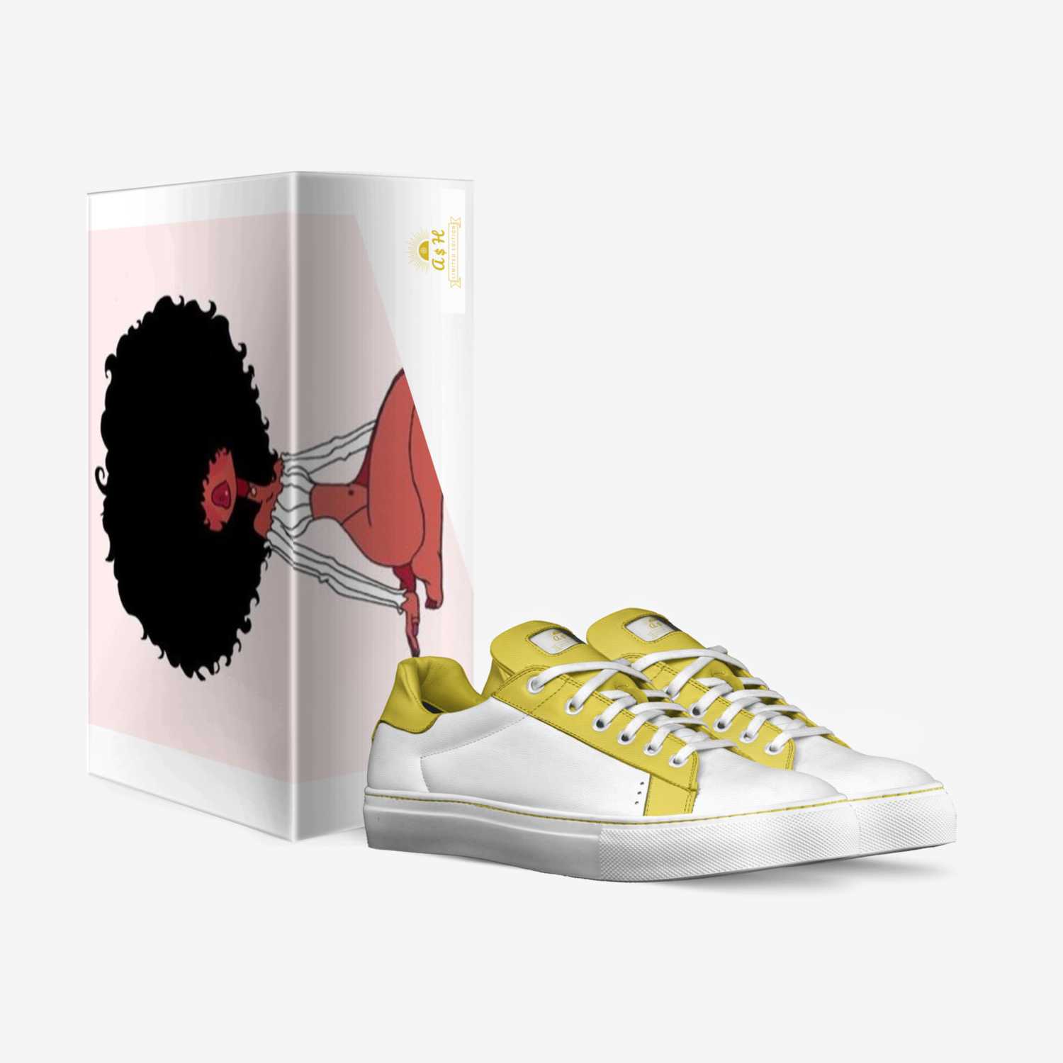 A $ H custom made in Italy shoes by Akyah | Box view