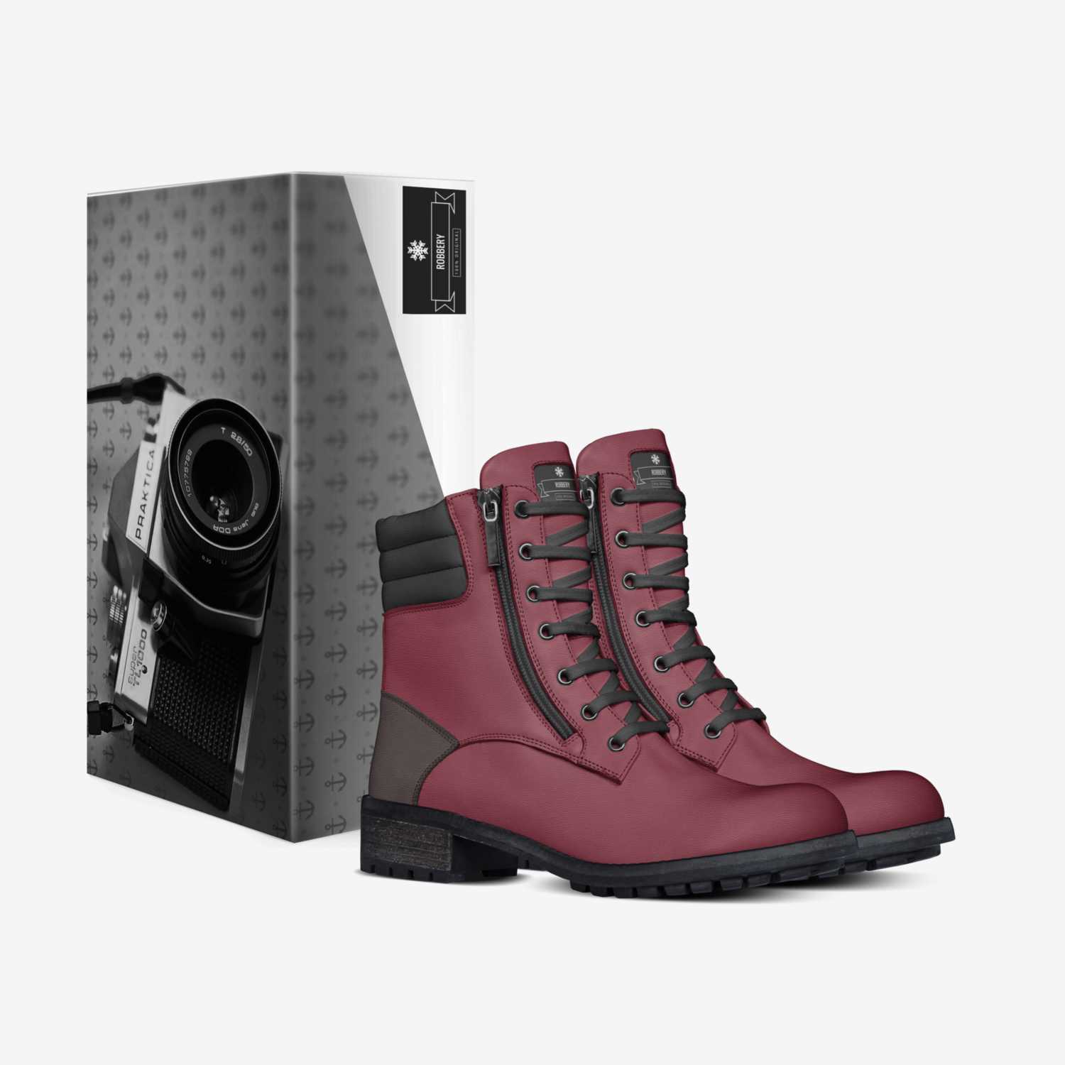 Robbery custom made in Italy shoes by Hunter L Michael | Box view