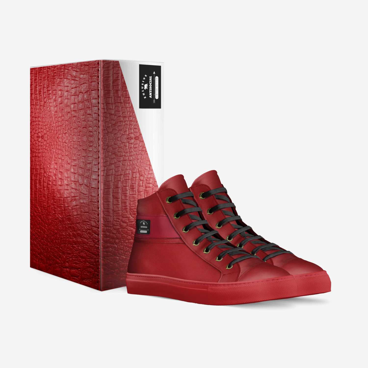 Ferro custom made in Italy shoes by Hunter L Michael | Box view