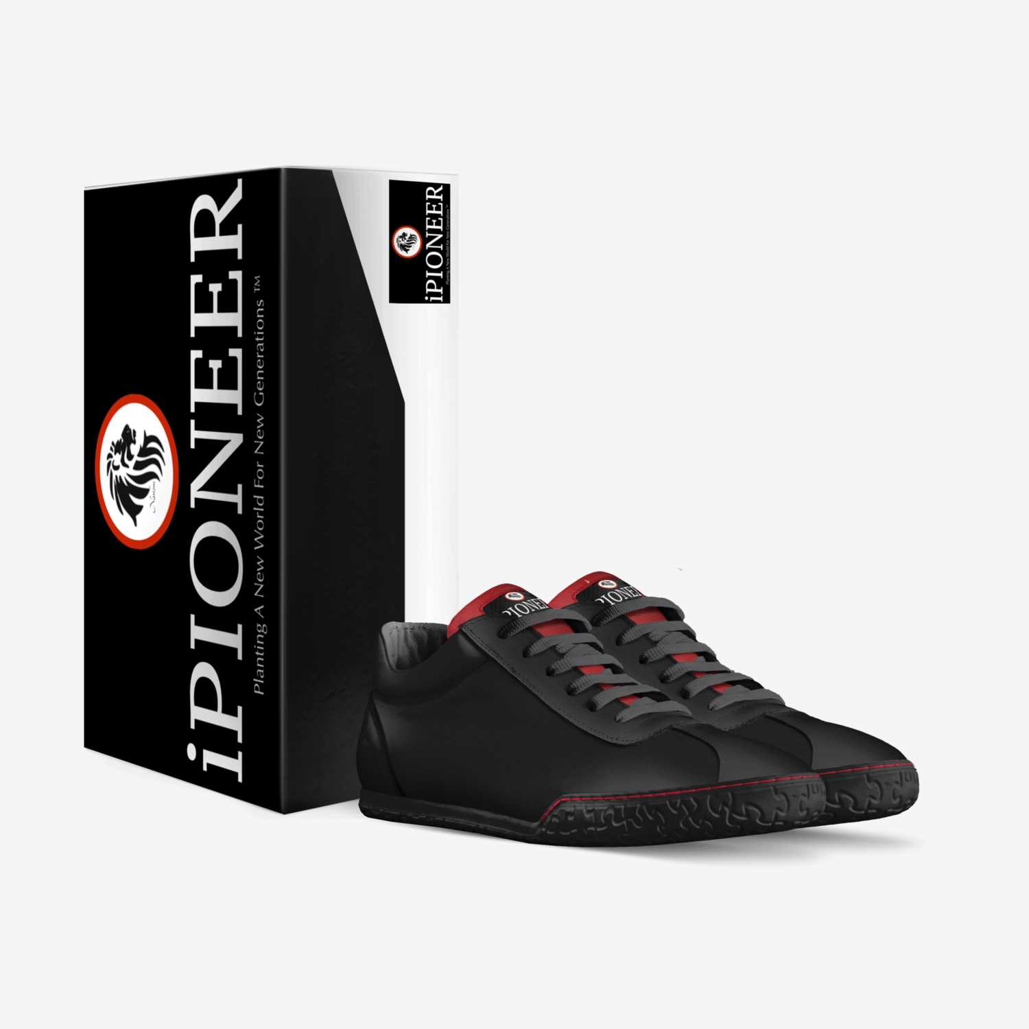 iPioneer custom made in Italy shoes by Marlon D. Hester Sr. | Box view