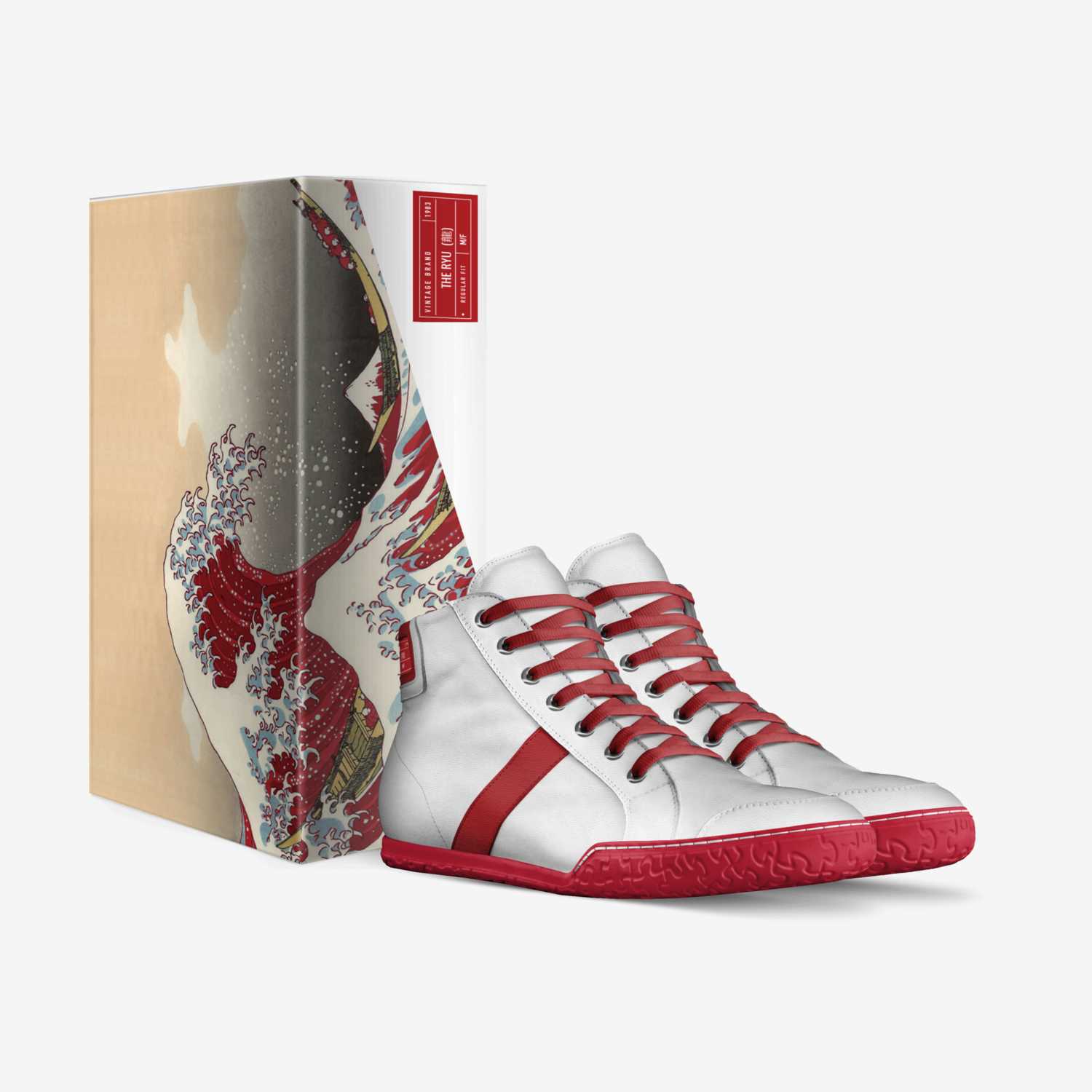 The Ryu  (龍) custom made in Italy shoes by Eric Robinson | Box view