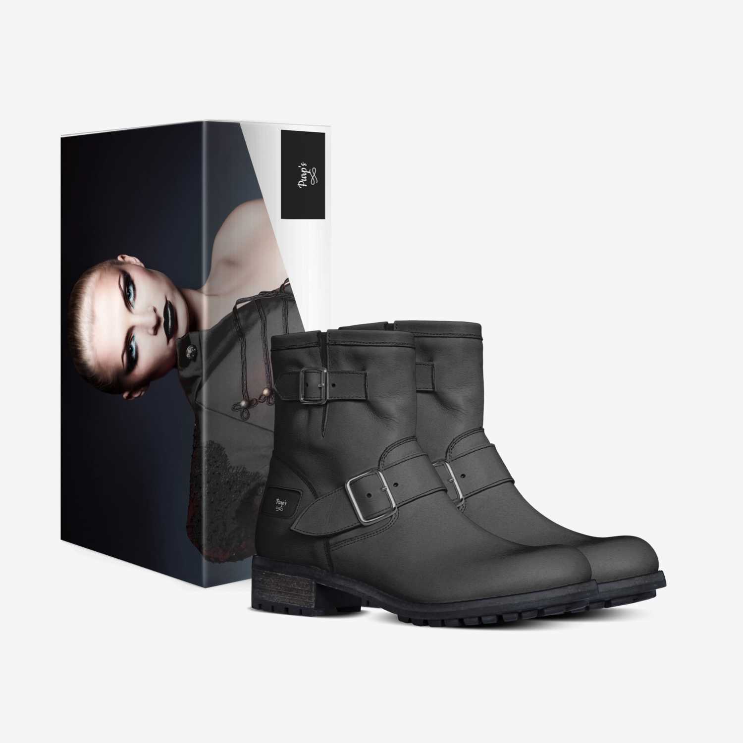 Purp's custom made in Italy shoes by Victoria Moore | Box view