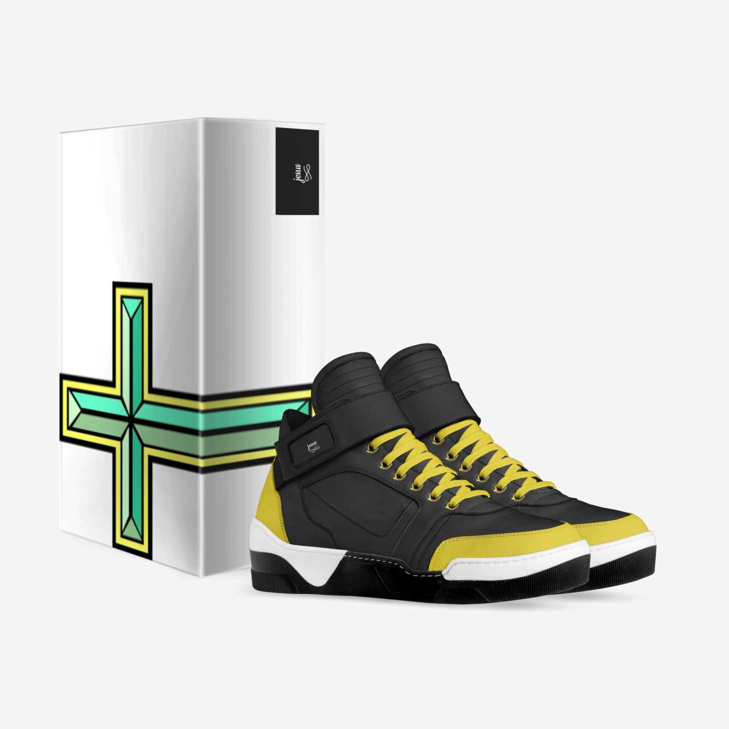 jesus custom made in Italy shoes by Toast God | Box view