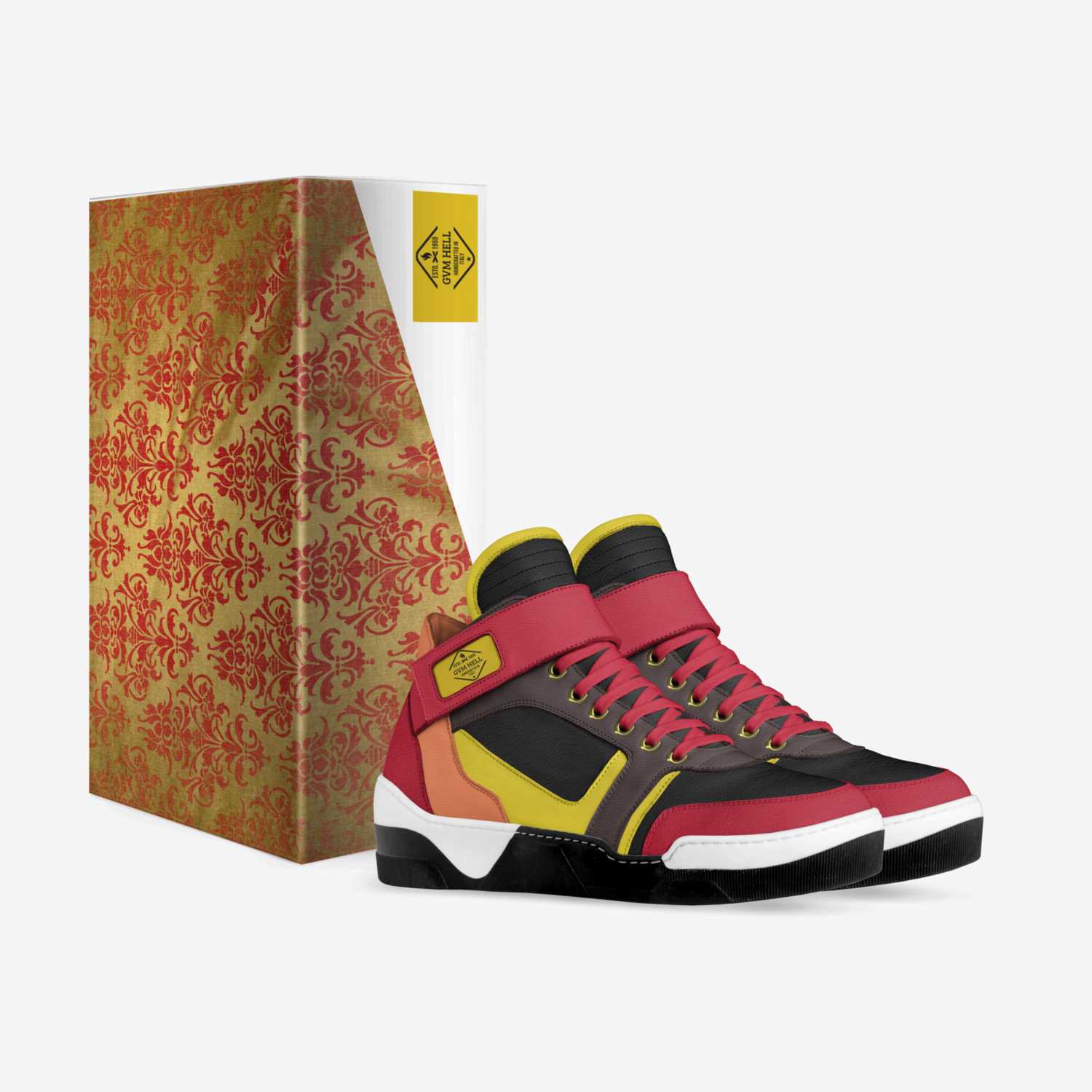 Gvm hell custom made in Italy shoes by Kalandrae Mallory | Box view