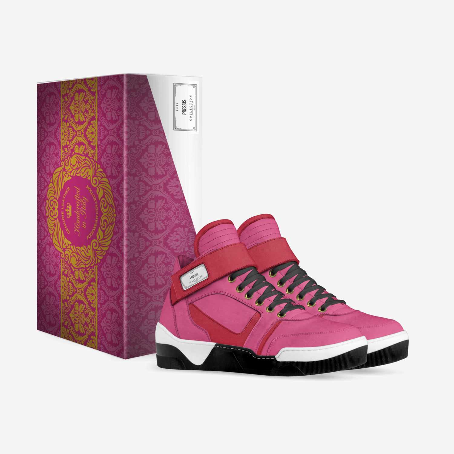 Pressis custom made in Italy shoes by Sniperellite | Box view