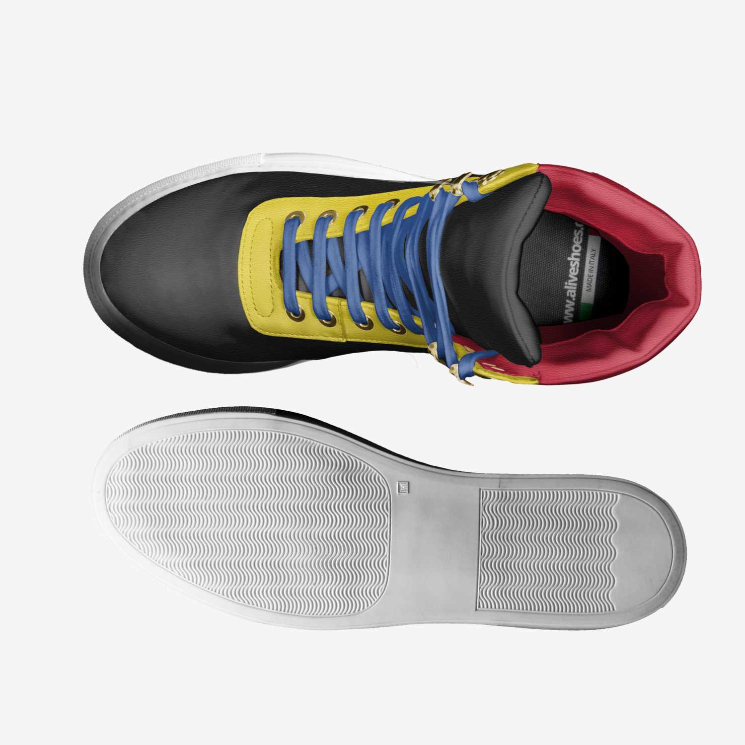 Sniper gang custom made in Italy shoes by Tylerpruitt | Top view