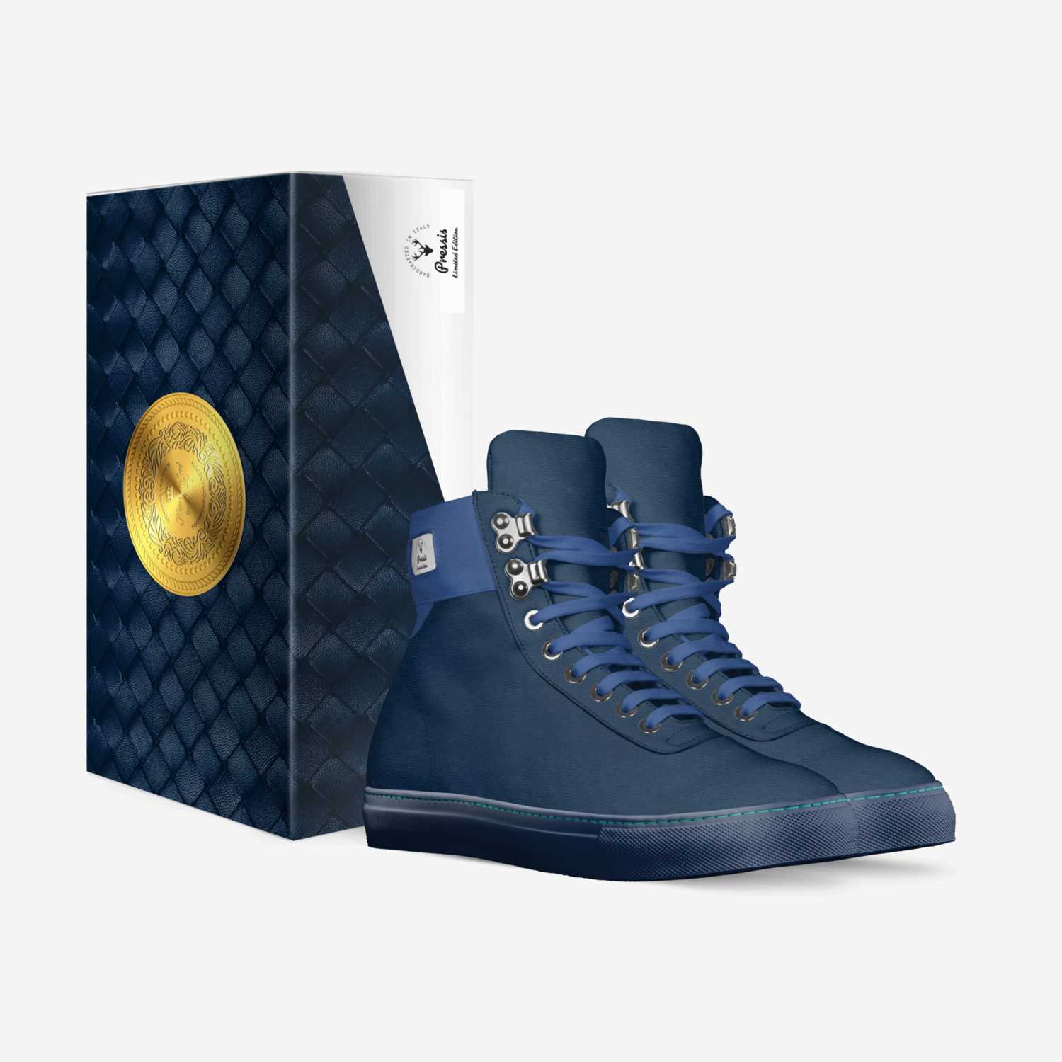 Pressis custom made in Italy shoes by Sniperellite | Box view