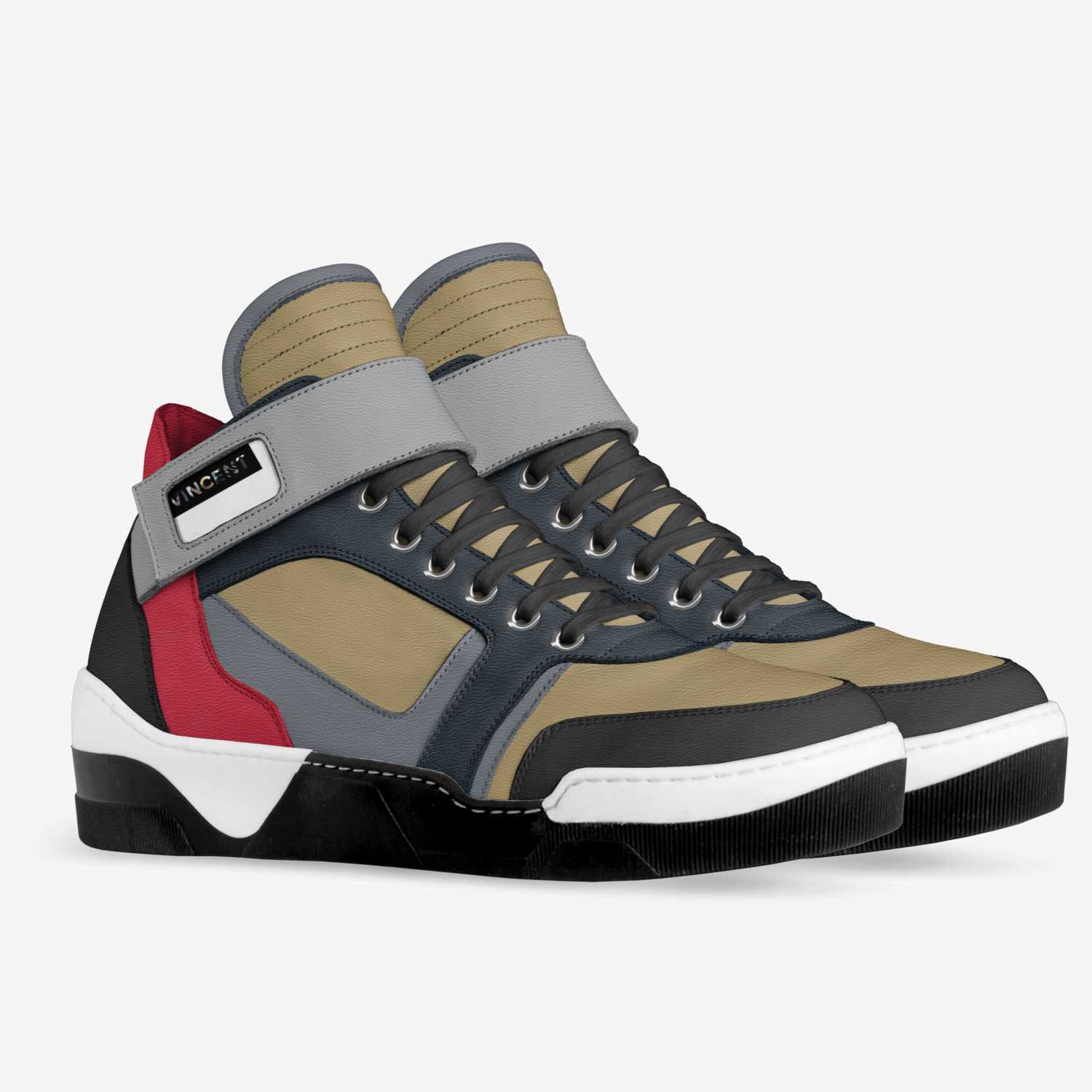 Speedies custom made in Italy shoes by Vincent O Smith | Double view
