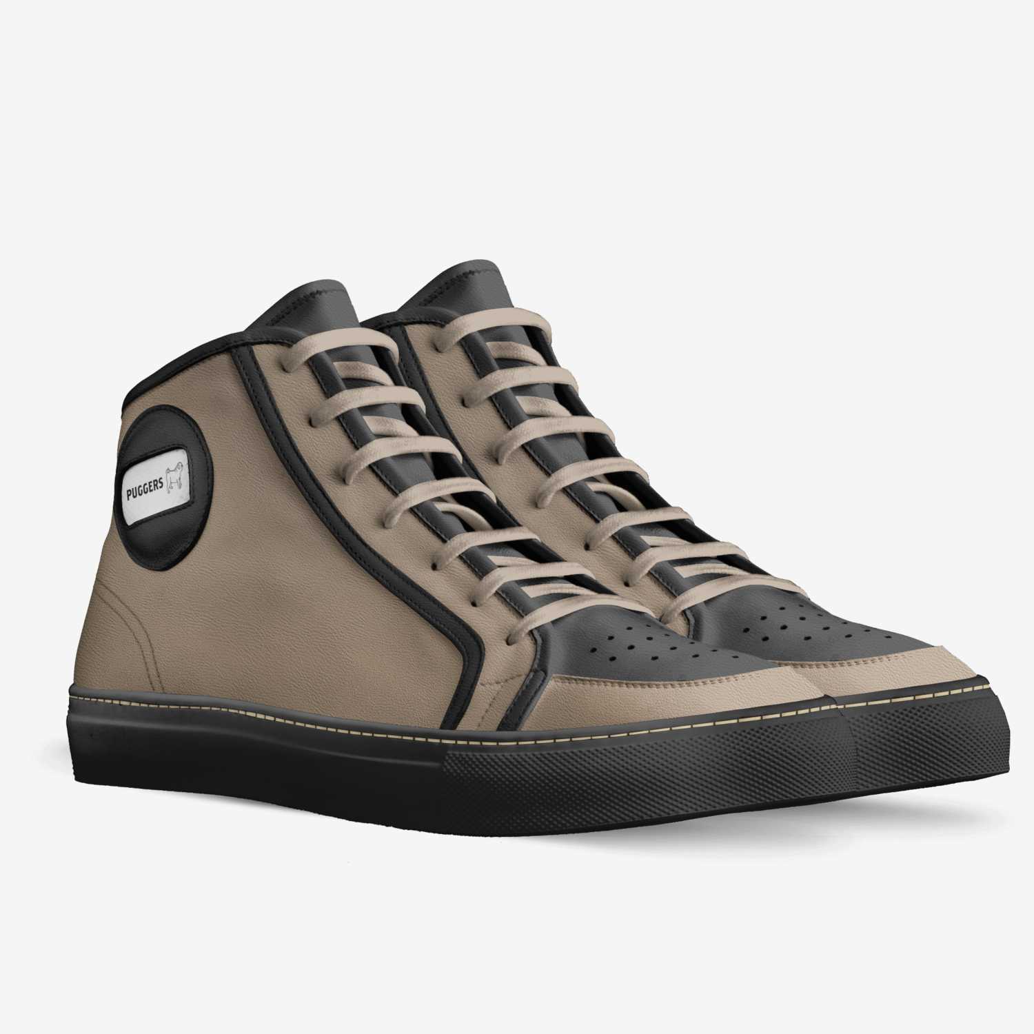 Puggers custom made in Italy shoes by Alyssa | Double view