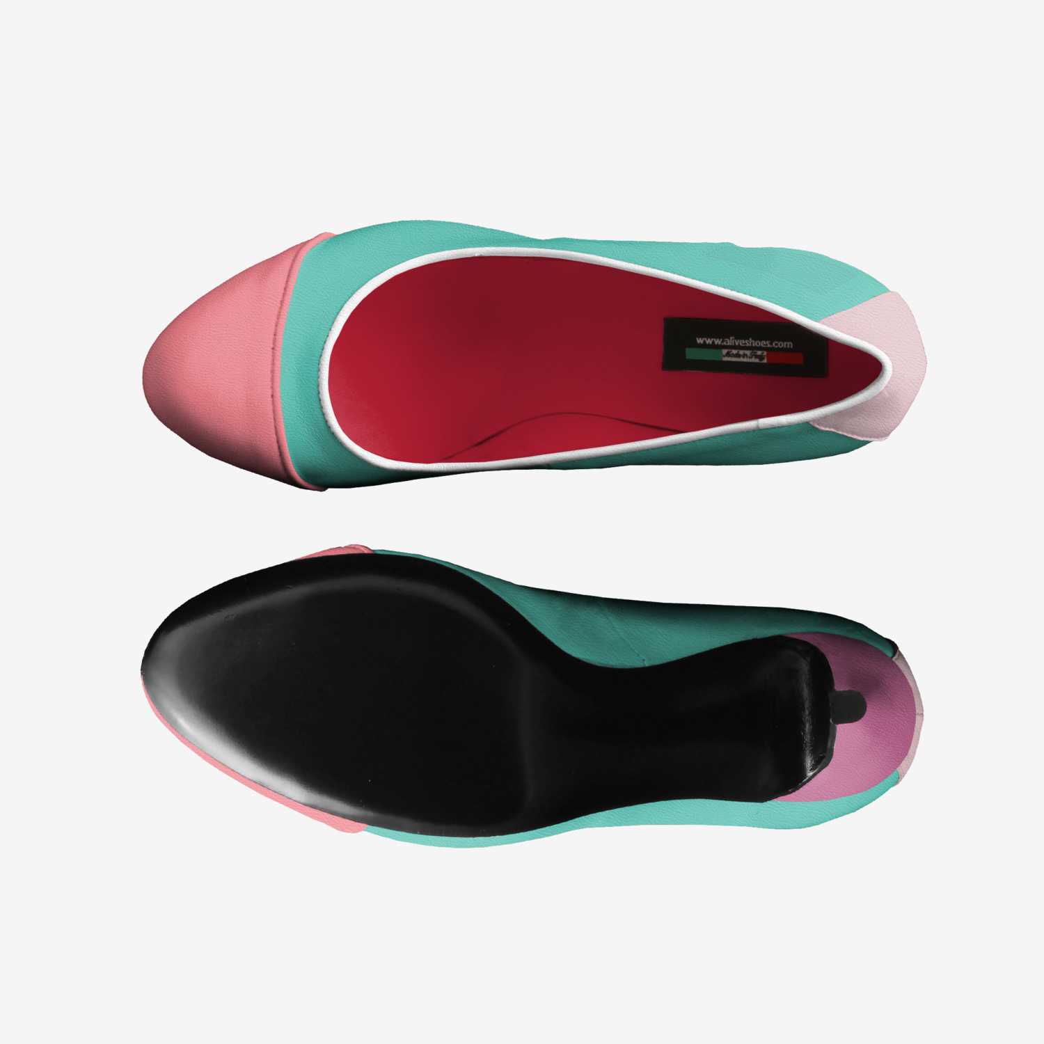 Dee's Shoes custom made in Italy shoes by Danielle Peterson | Top view