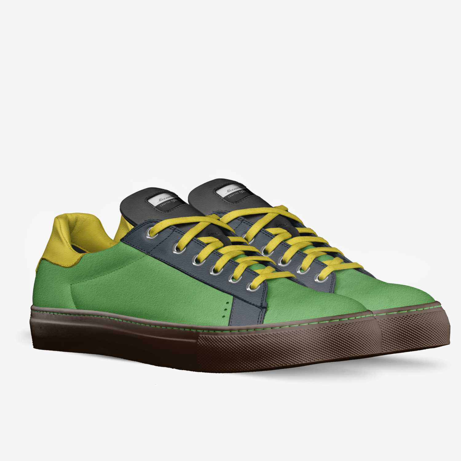 Moonwalker custom made in Italy shoes by Davion | Double view