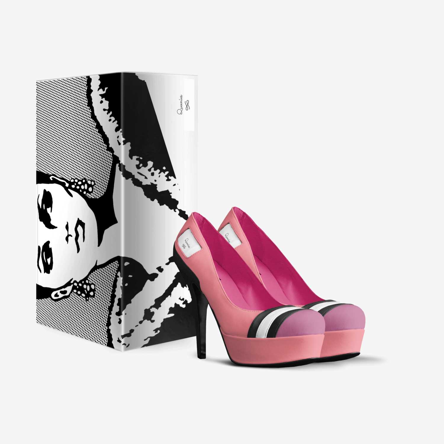 Queenies custom made in Italy shoes by Jon | Box view