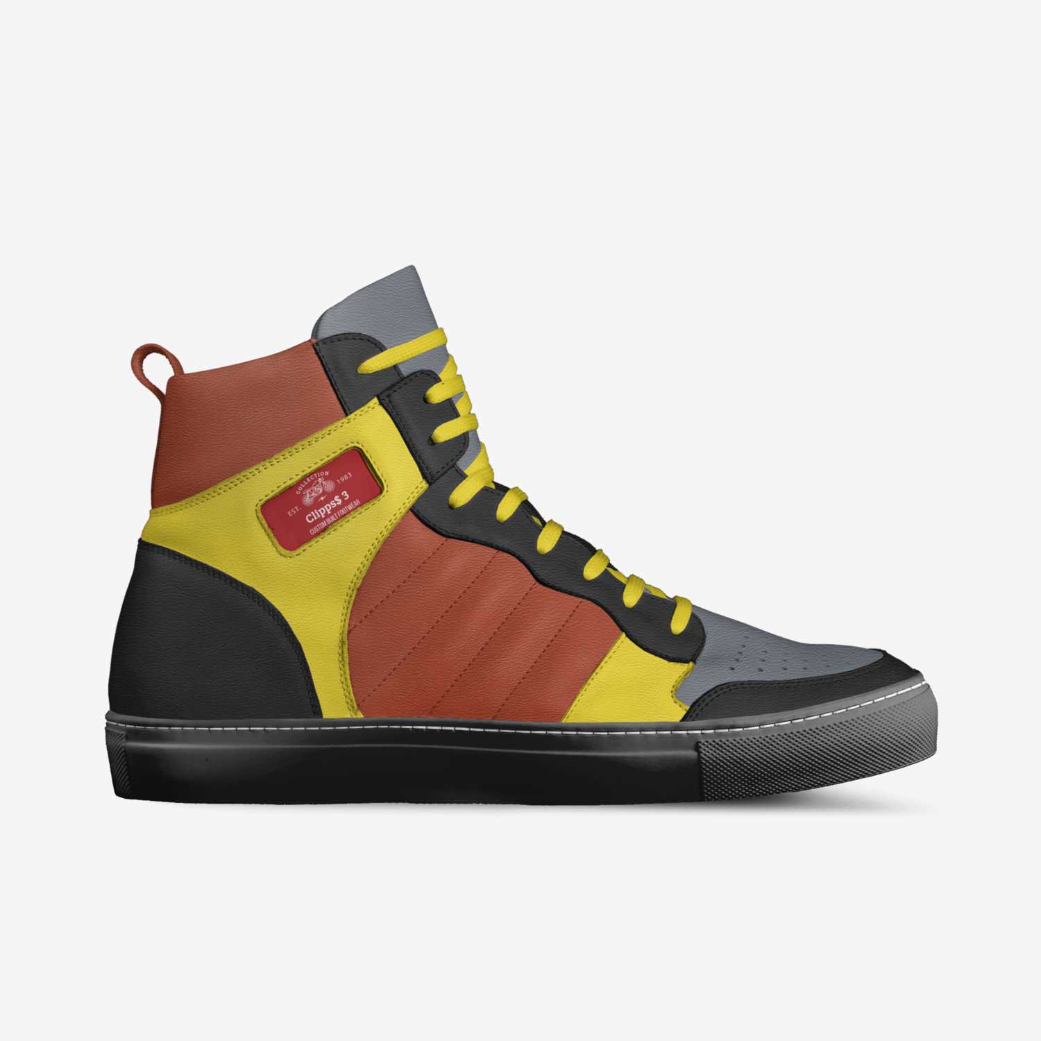 Clipps$ 3 custom made in Italy shoes by Bclipps Ali | Side view
