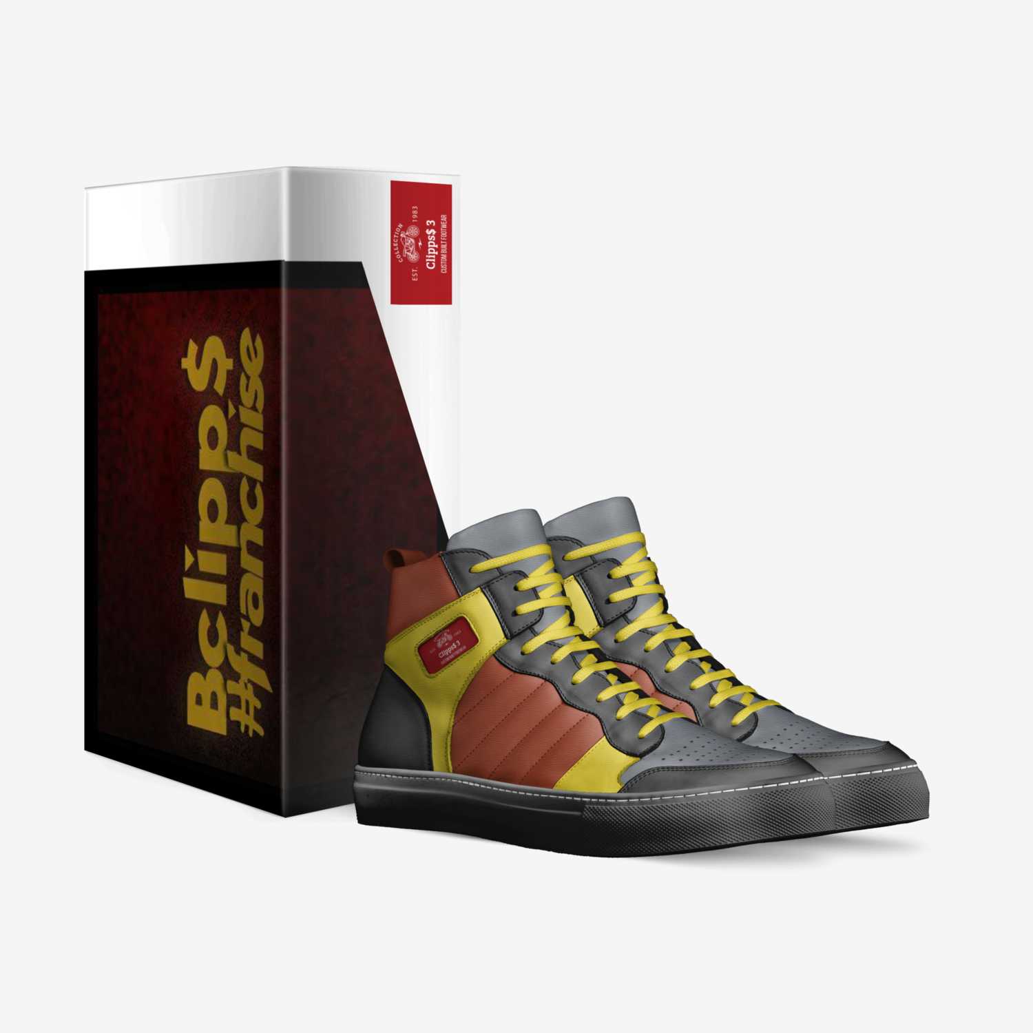 Clipps$ 3 custom made in Italy shoes by Bclipps Ali | Box view