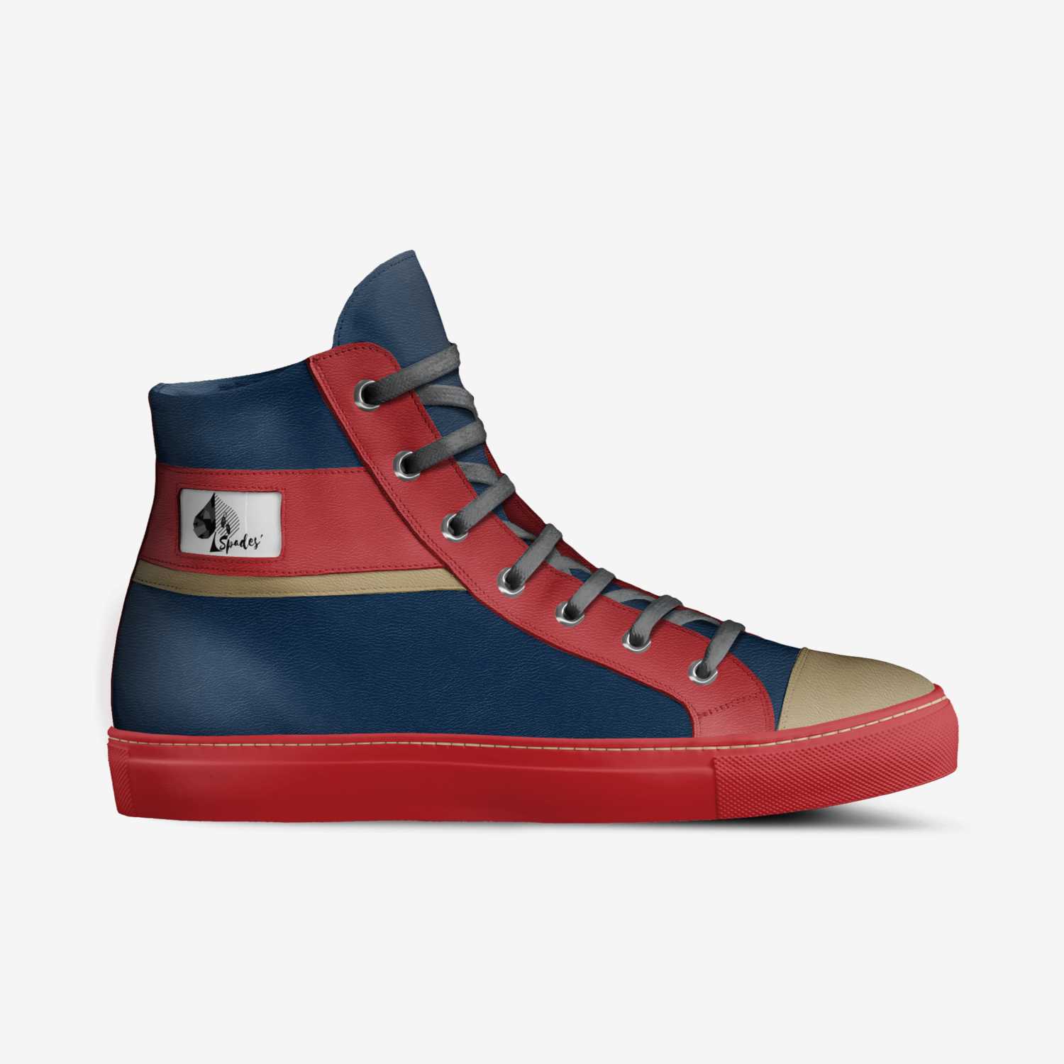 Ace of Spades custom made in Italy shoes by Davide Spadone | Side view