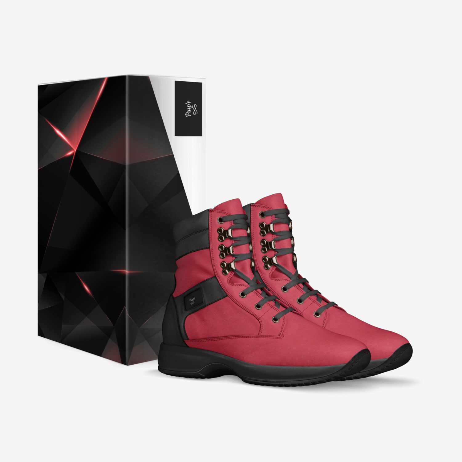 Purp's custom made in Italy shoes by Victoria Moore | Box view
