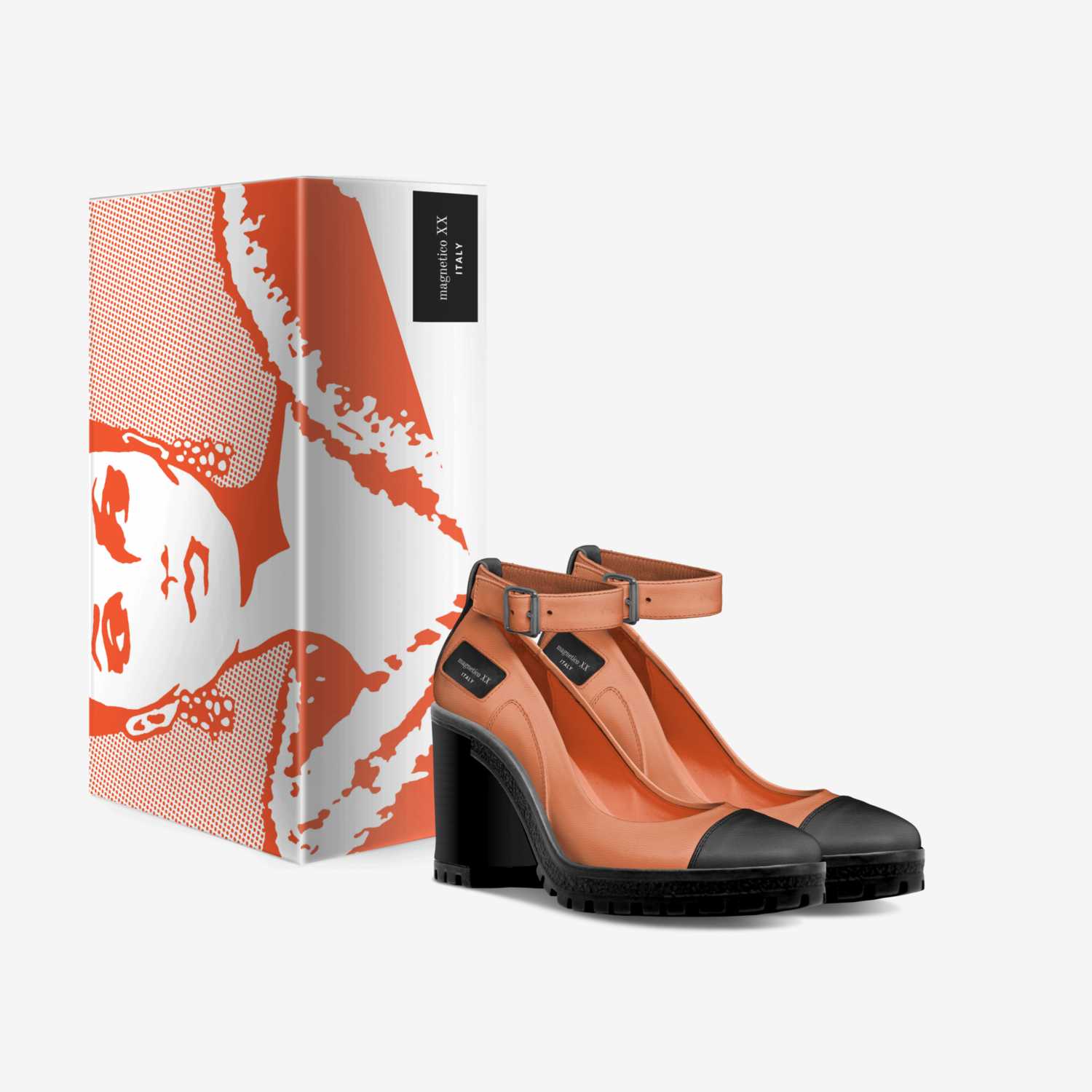 magnetico XX custom made in Italy shoes by Jesús Sandoval | Box view