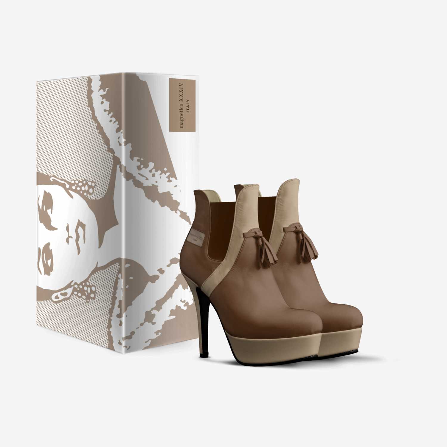 magnetico XXXIV custom made in Italy shoes by Jesús Sandoval | Box view