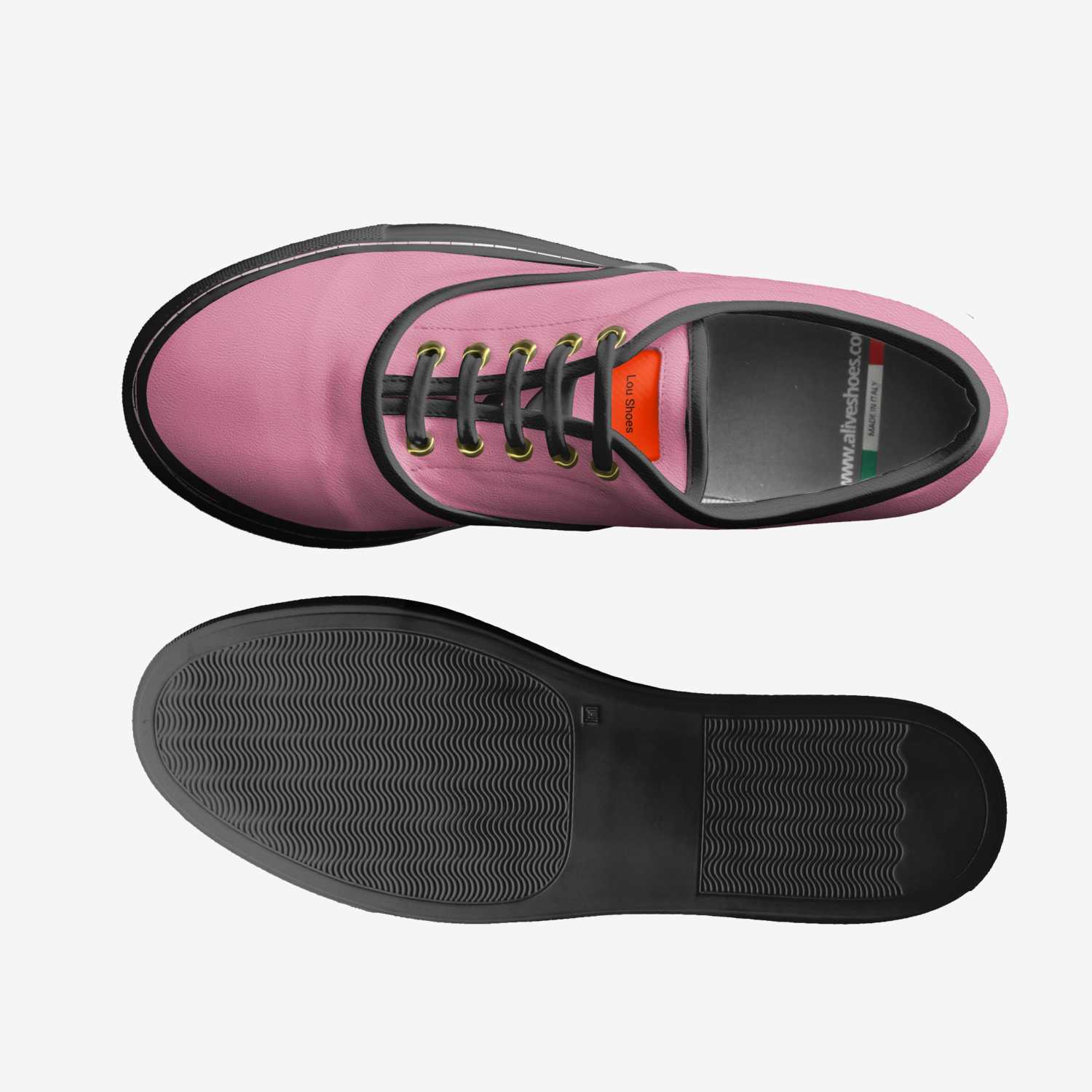Lou's Shoes custom made in Italy shoes by Louise Jones | Top view