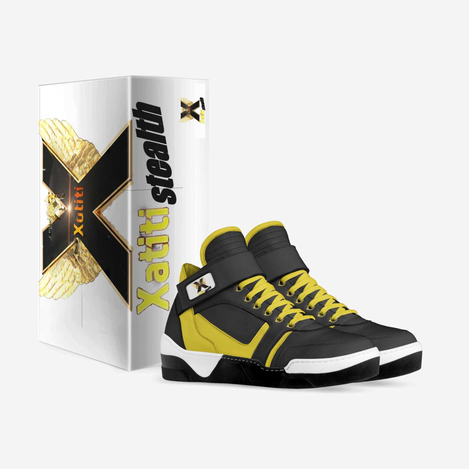Xatiti stealth custom made in Italy shoes by Glenn Weston | Box view