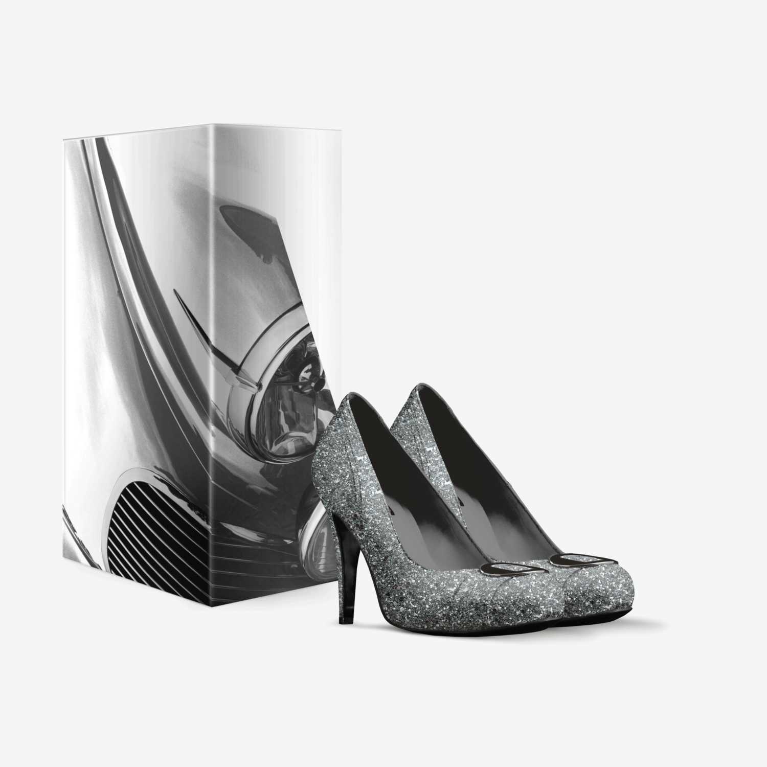Shimmer n’ Shine custom made in Italy shoes by Beatrice Redi | Box view