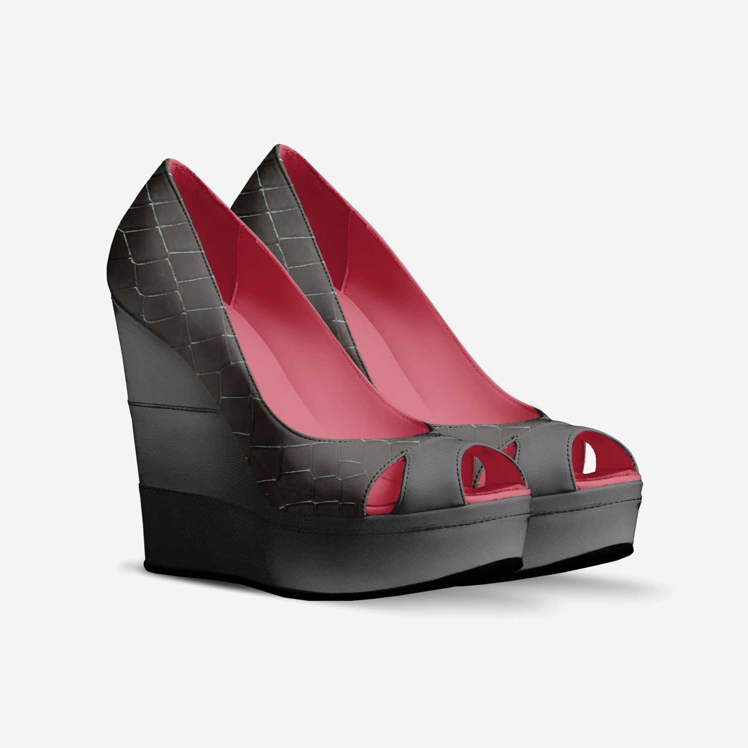 Amelie custom made in Italy shoes by Beatrice Redi | Double view