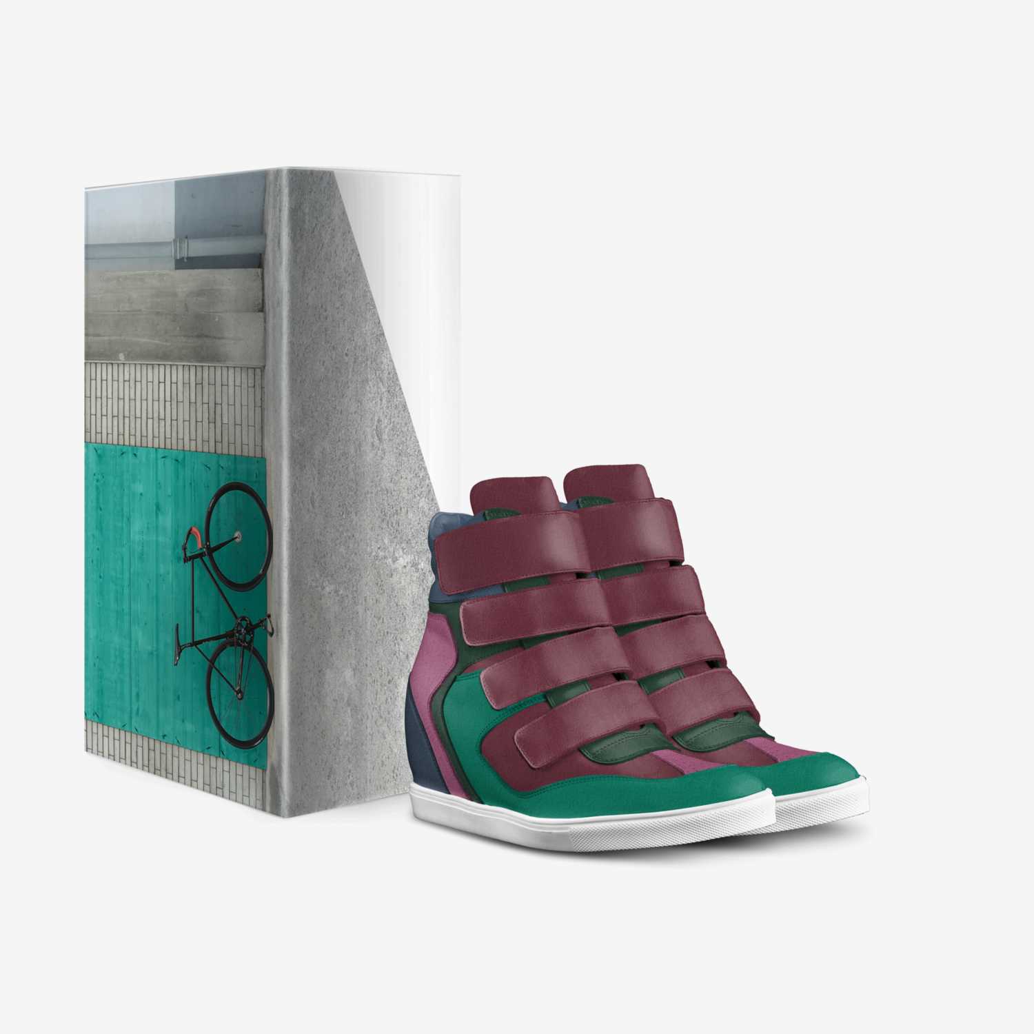 Rainbow custom made in Italy shoes by Beatrice Redi | Box view