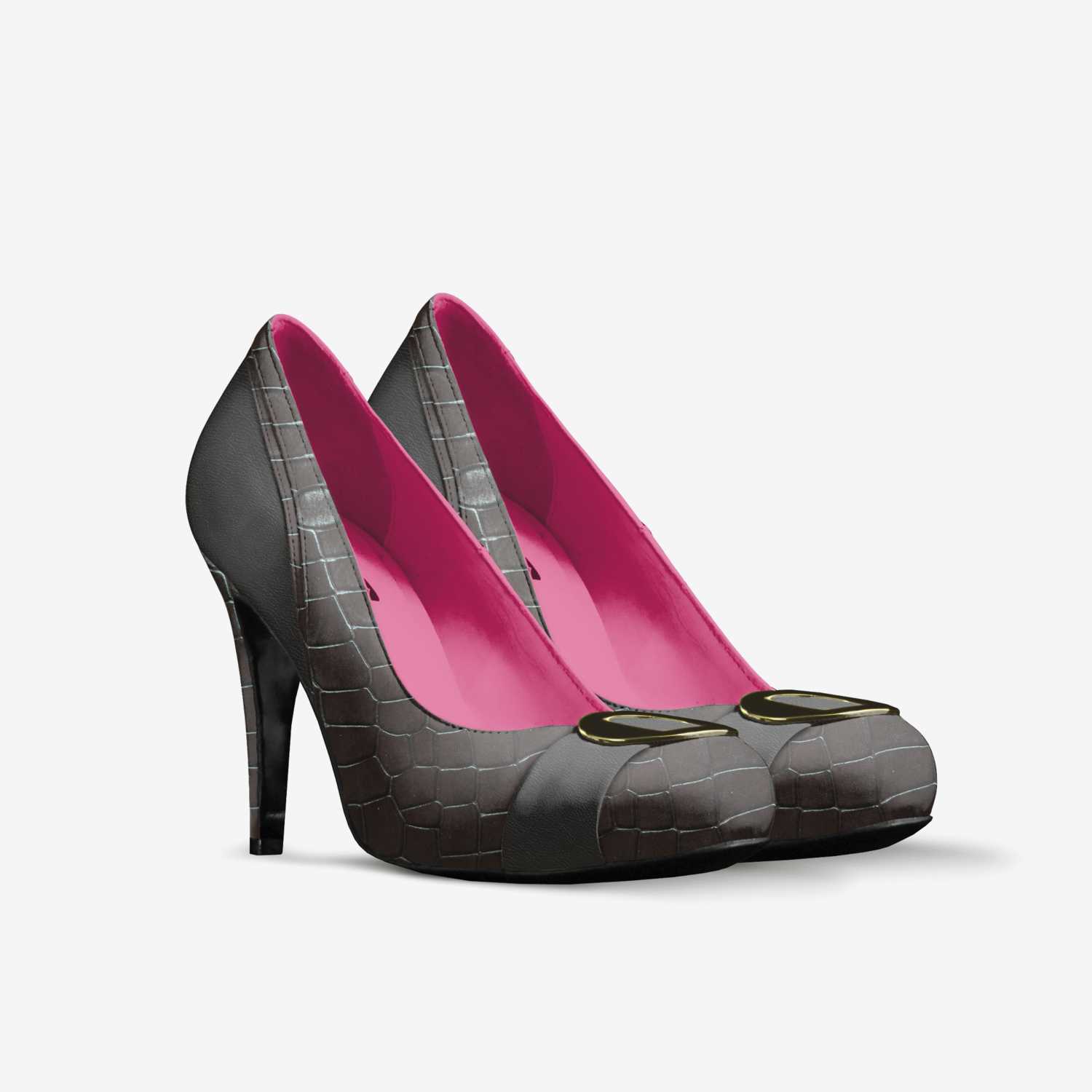Cinders custom made in Italy shoes by Beatrice Redi | Double view