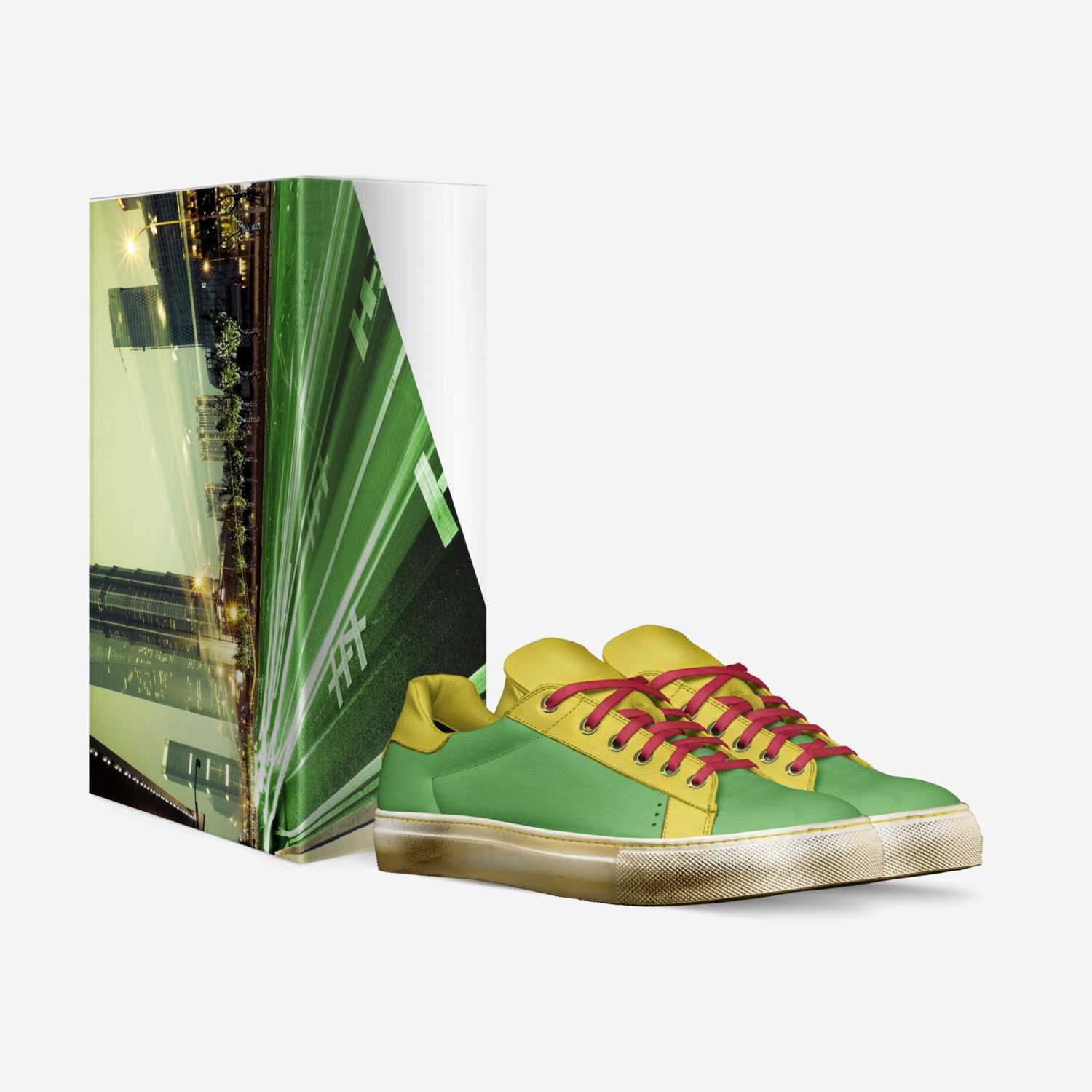 Megablades  custom made in Italy shoes by Beatrice Redi | Box view