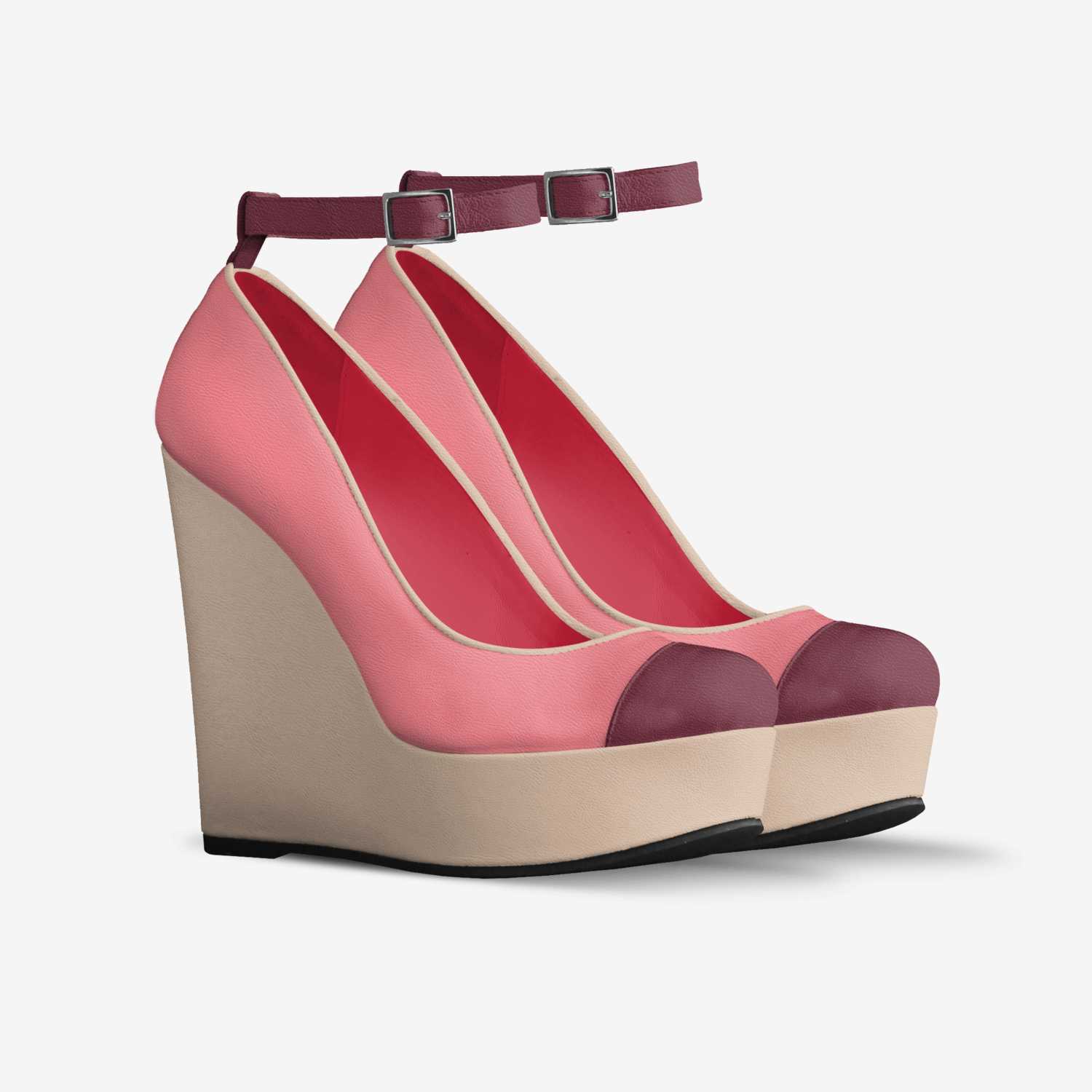 Lady custom made in Italy shoes by Beatrice Redi | Double view