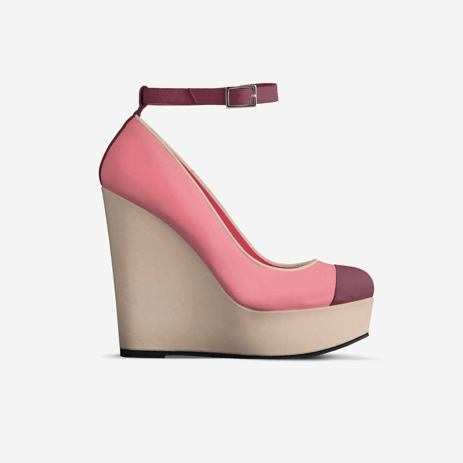 Lady custom made in Italy shoes by Beatrice Redi | Side view
