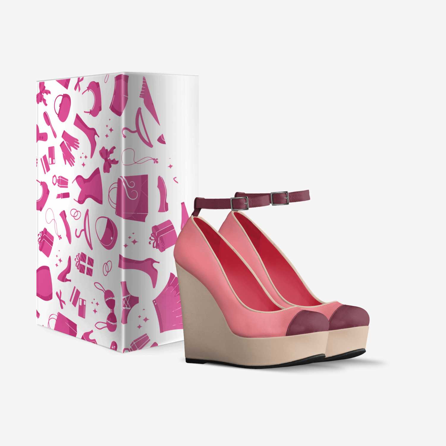 Lady custom made in Italy shoes by Beatrice Redi | Box view