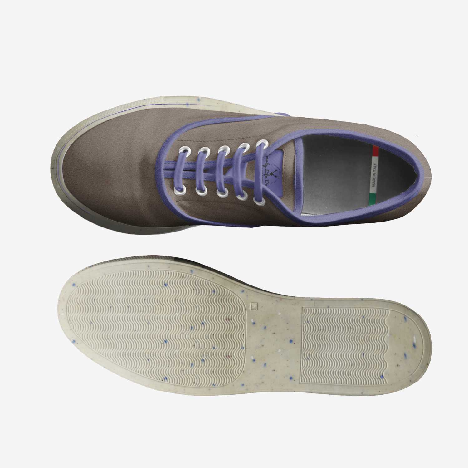 Rowdy Life Designs custom made in Italy shoes by Chris Nurko | Top view