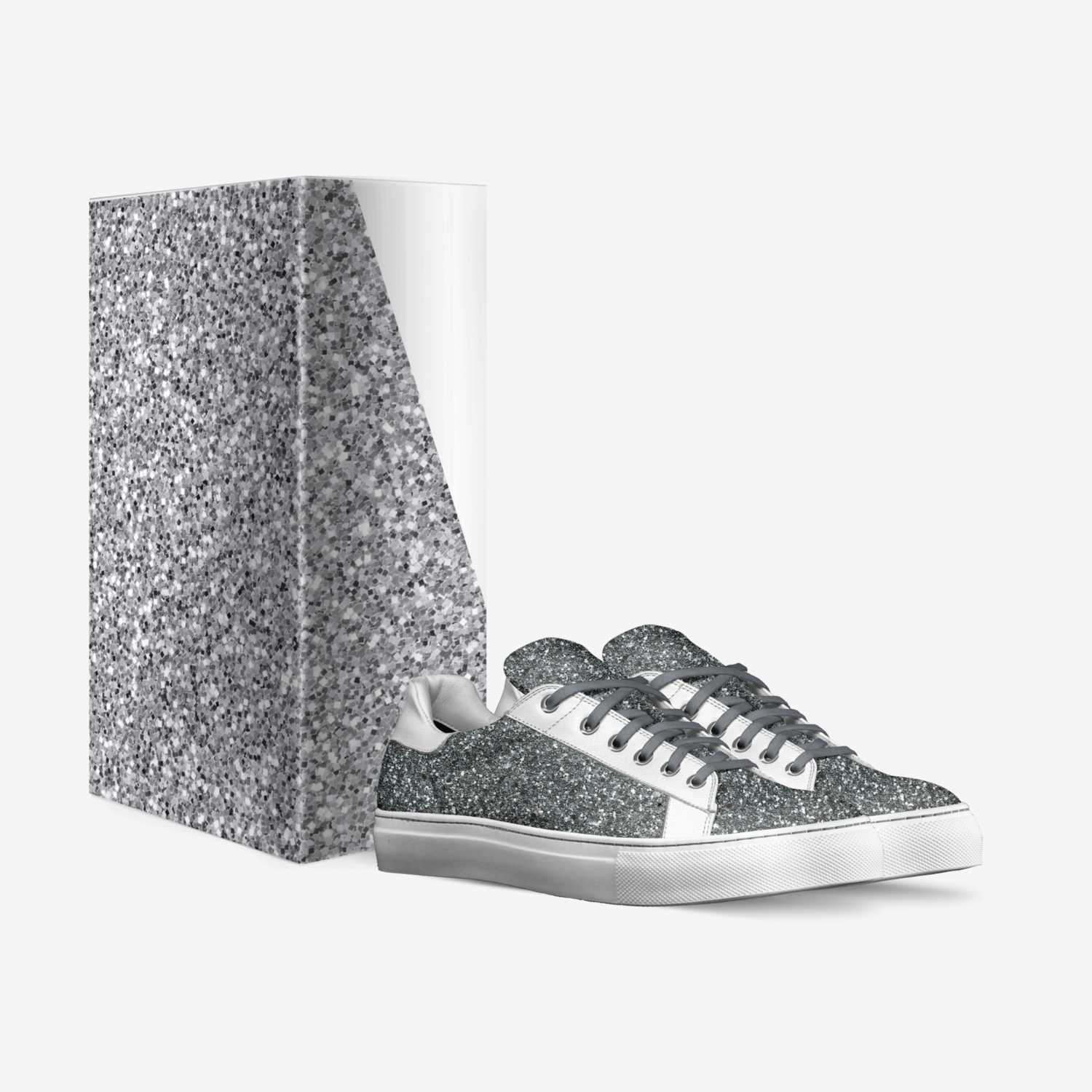 Shimmery road custom made in Italy shoes by Beatrice Redi | Box view