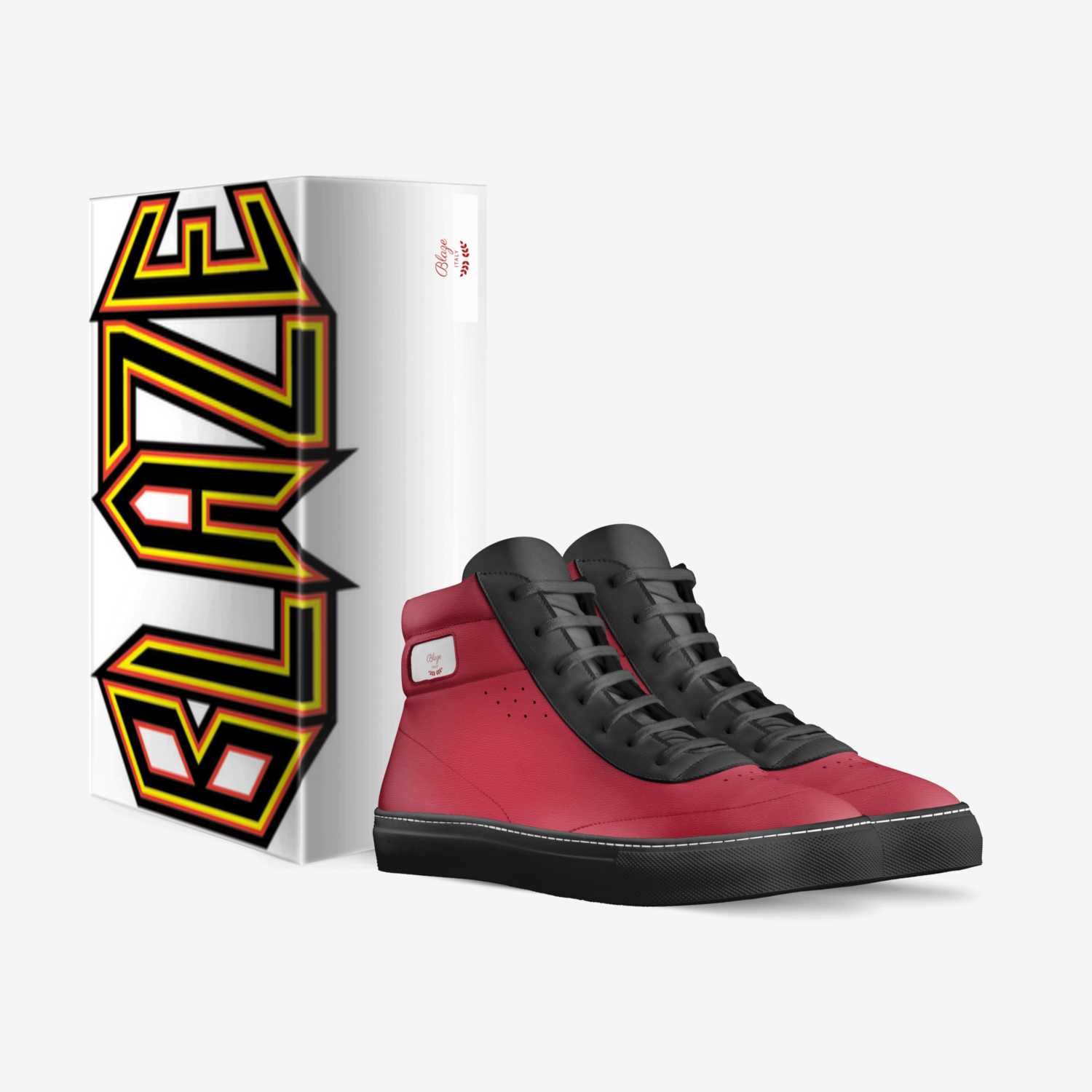 Blaze custom made in Italy shoes by Abhiraj | Box view