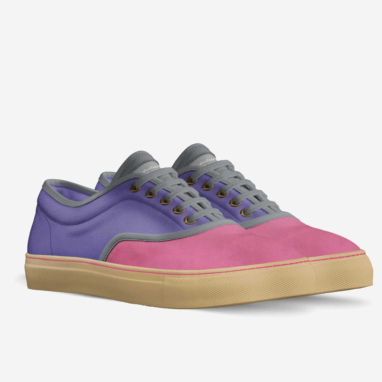 olivetree custom made in Italy shoes by Olivia Tryfus | Double view