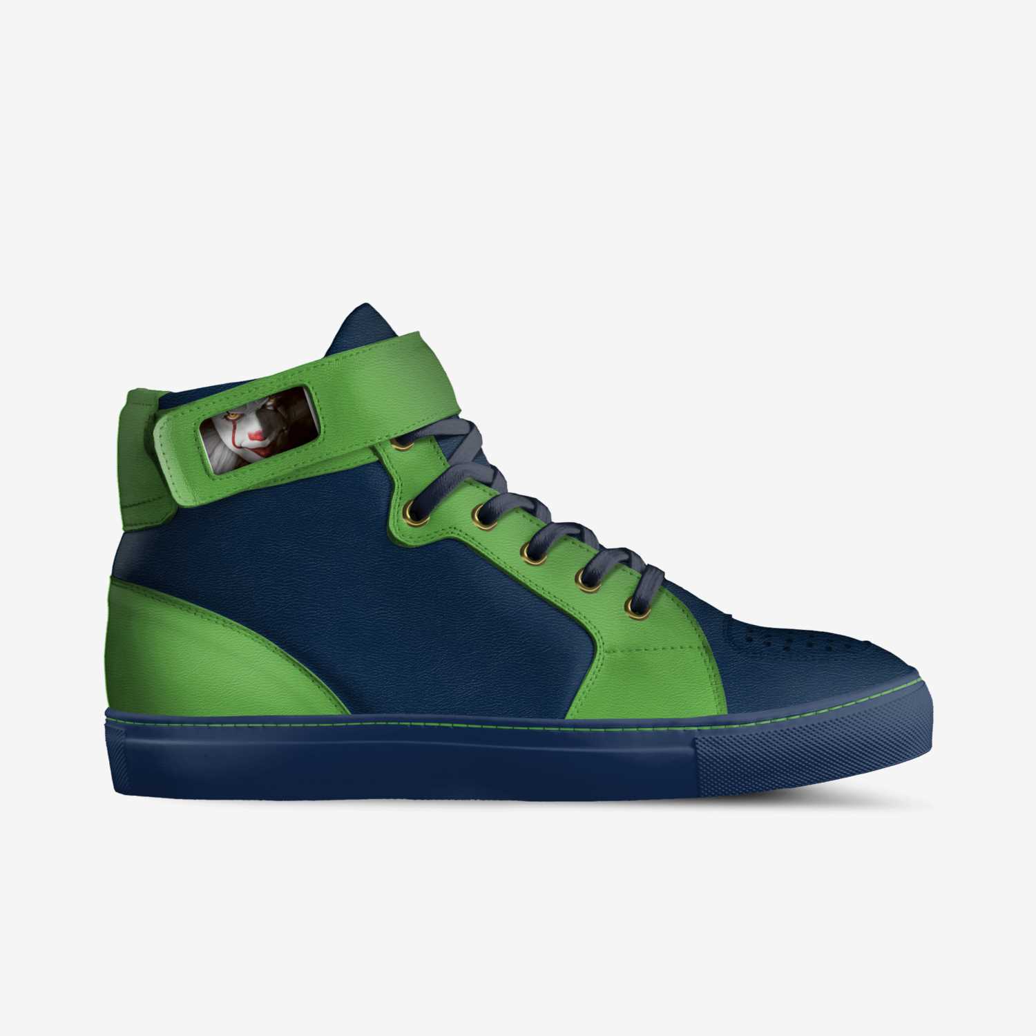 flocs custom made in Italy shoes by Damon Warnack | Side view