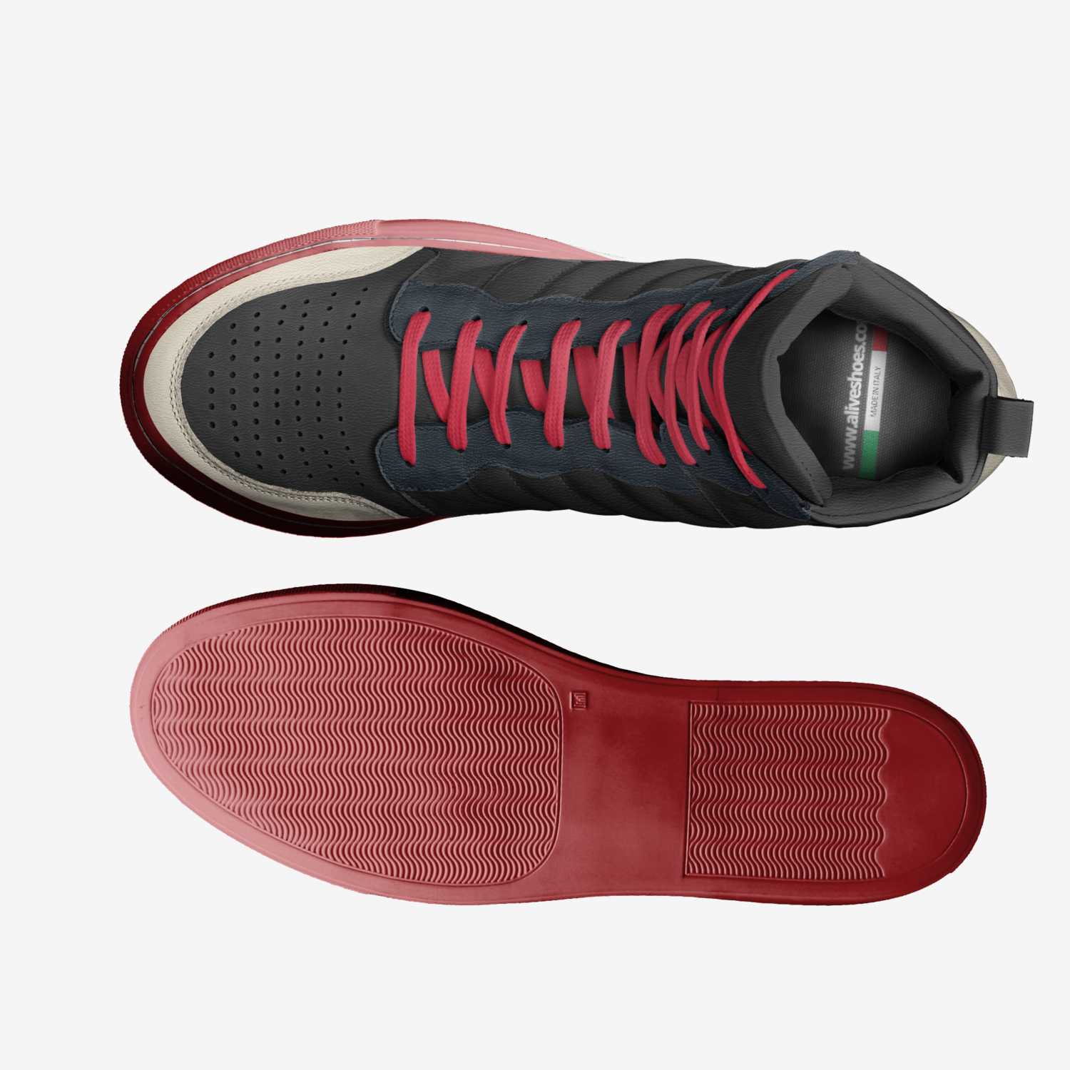 AIRDP by Ishu+ Transparent Red Designer Sneakers | Italian Fashion Tech Shoes‎ ISHU | A Custom Shoe concept by Samuel Davis main image 3