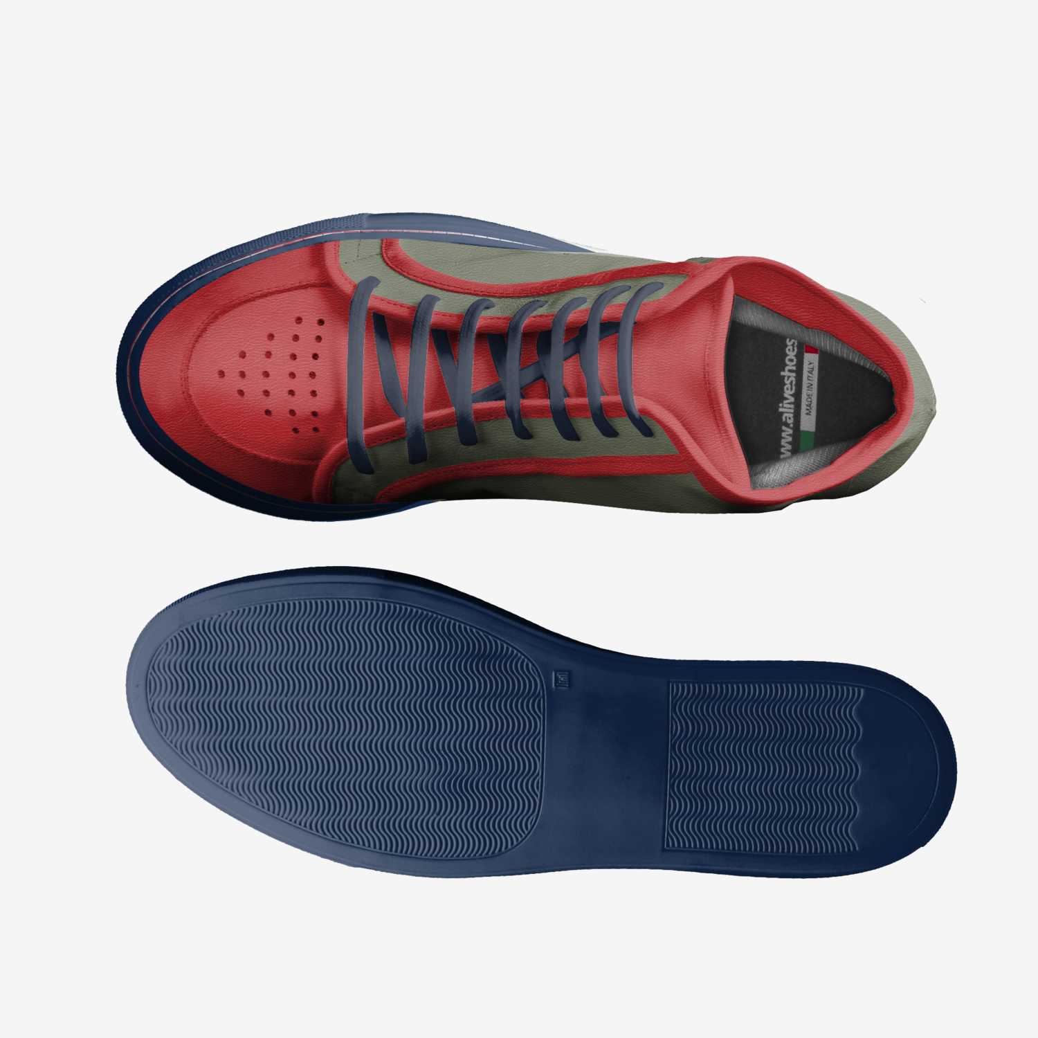 DK custom made in Italy shoes by Hooplit | Top view